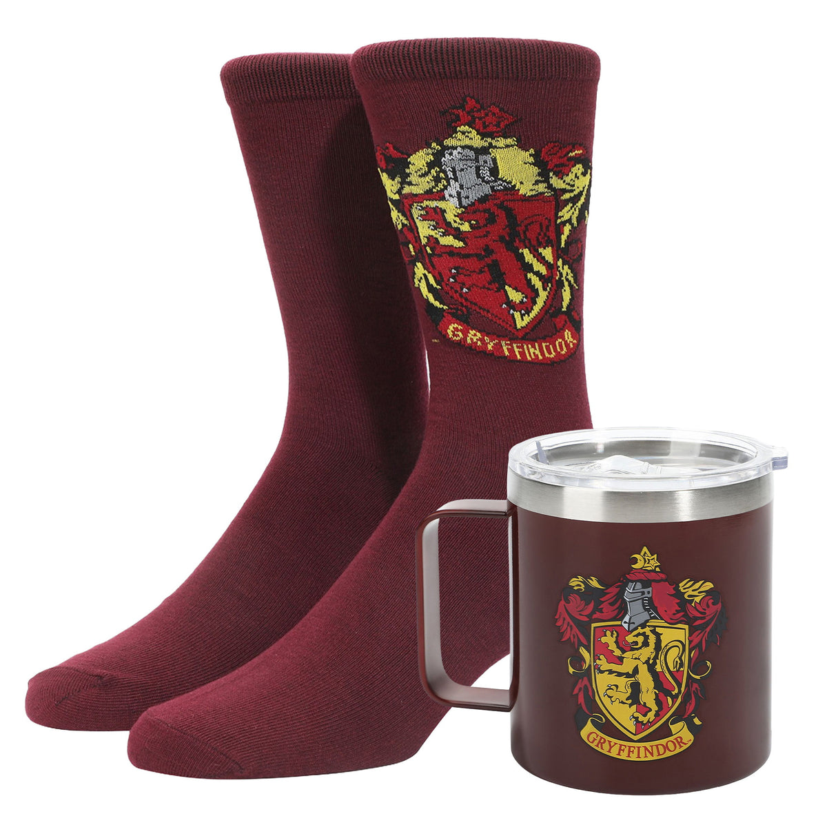 Harry Potter Gryffindor Stainless Steel Mug and Socks Combo