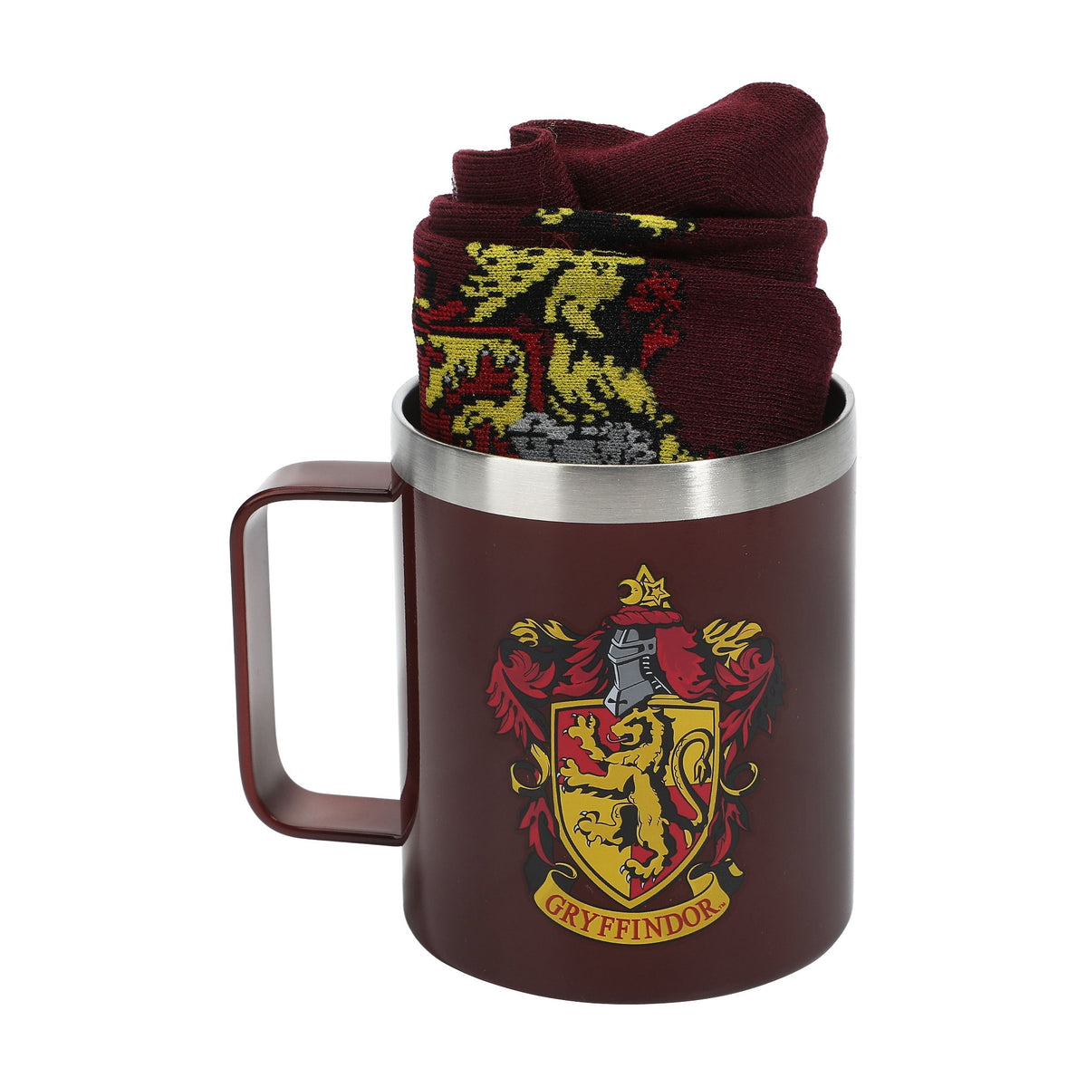 Harry Potter Gryffindor Stainless Steel Mug and Socks Combo
