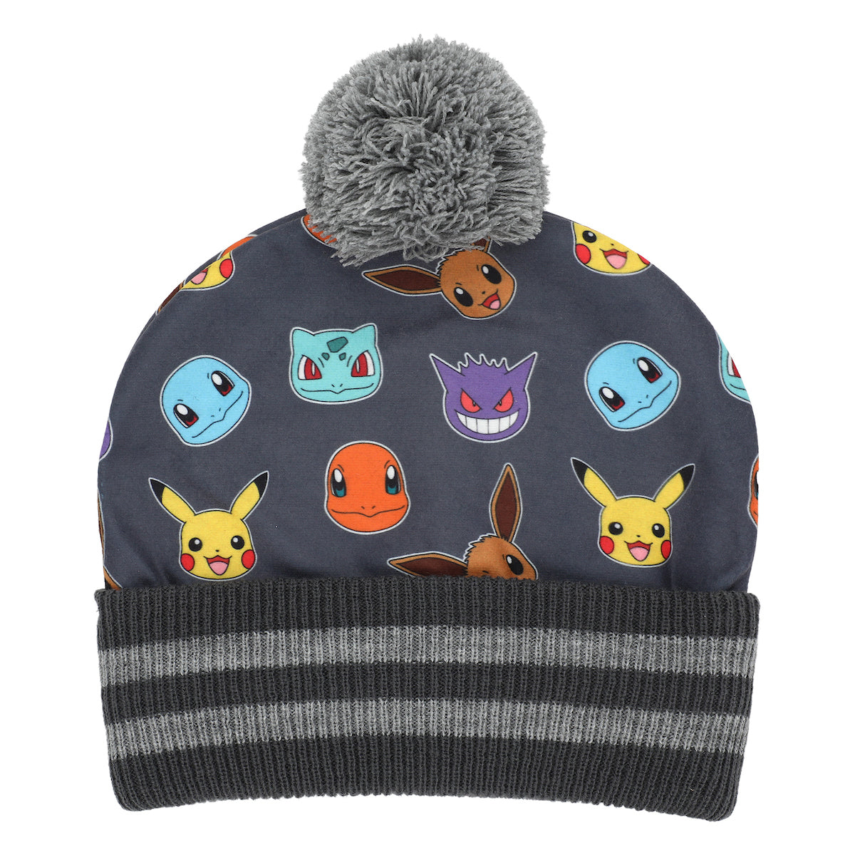 Pokemon Character Collage Youth Cuffed Beanie and Gloves Set