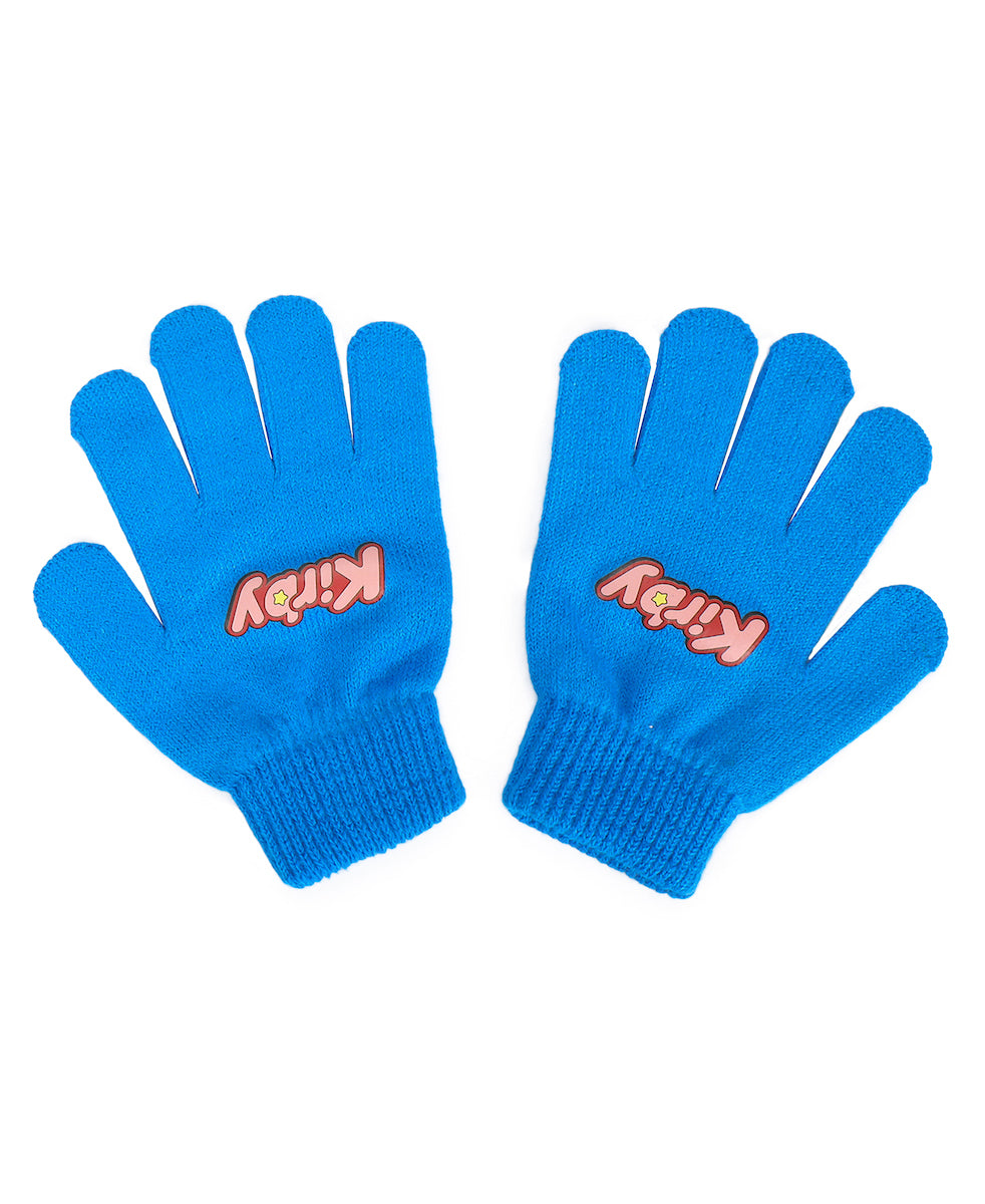 Kirby Youth Cuffed Beanie and Matching Gloves Set