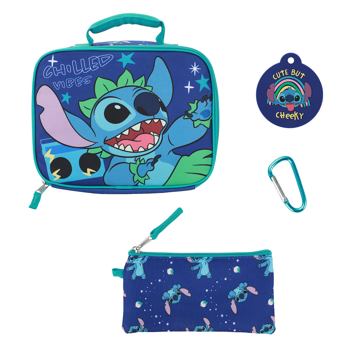 Disney Stitch Chilled Vibes 3-PC Youth Lunch Kit