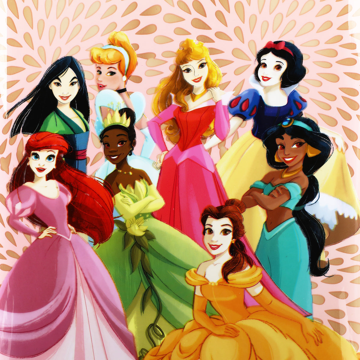 Disney Princess Character Art 2-Pack Backpack and 18" Luggage Set