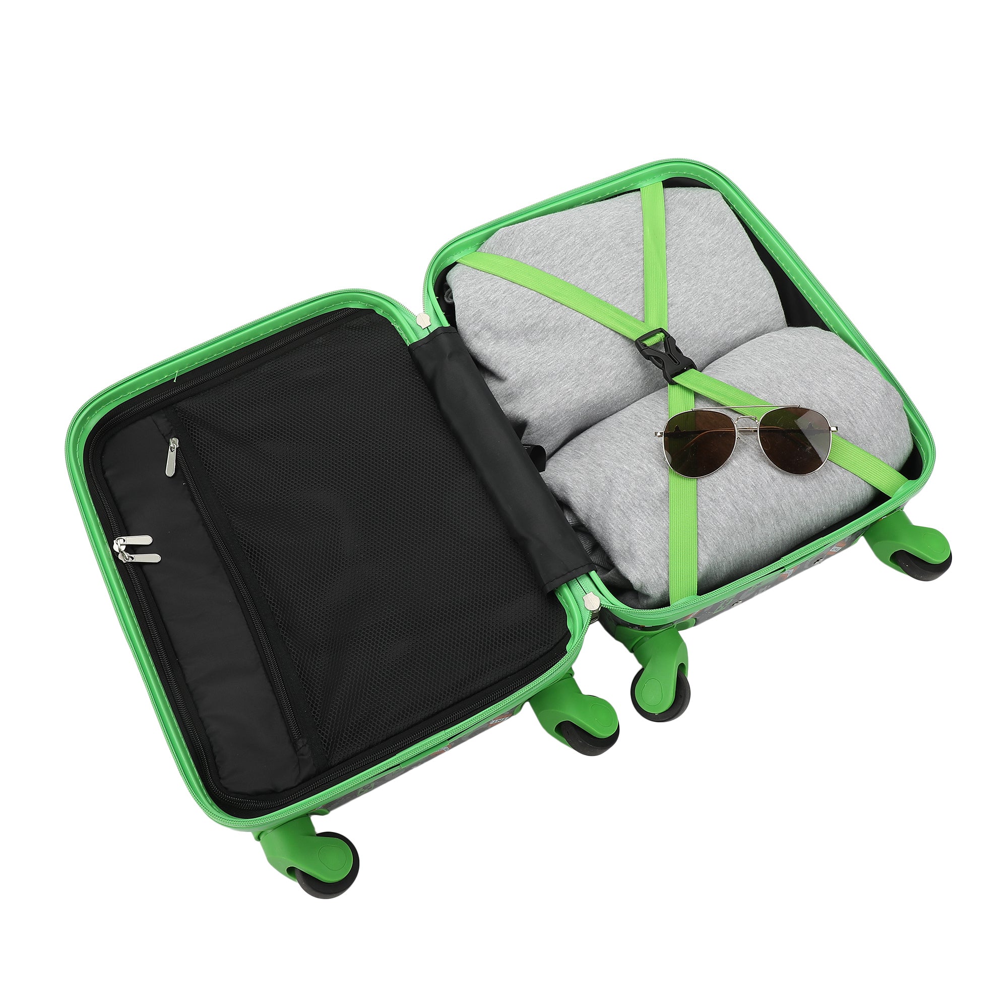 Minecraft Creepers 2-Piece Backpack & 18" Luggage Set