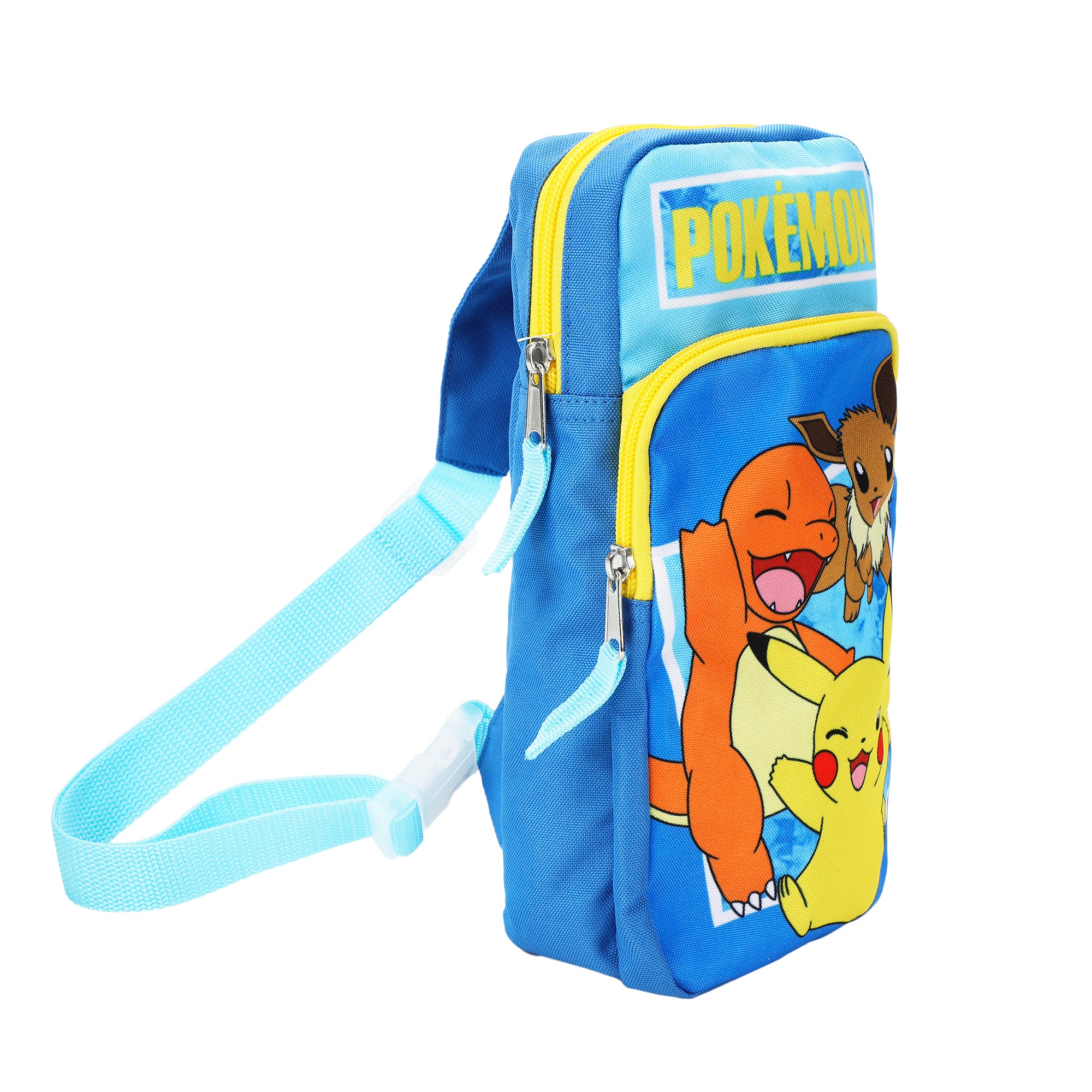 Pokémon Pikachu & Friends 2-Piece Youth Sling Bag & Foam Trucker Hat Set