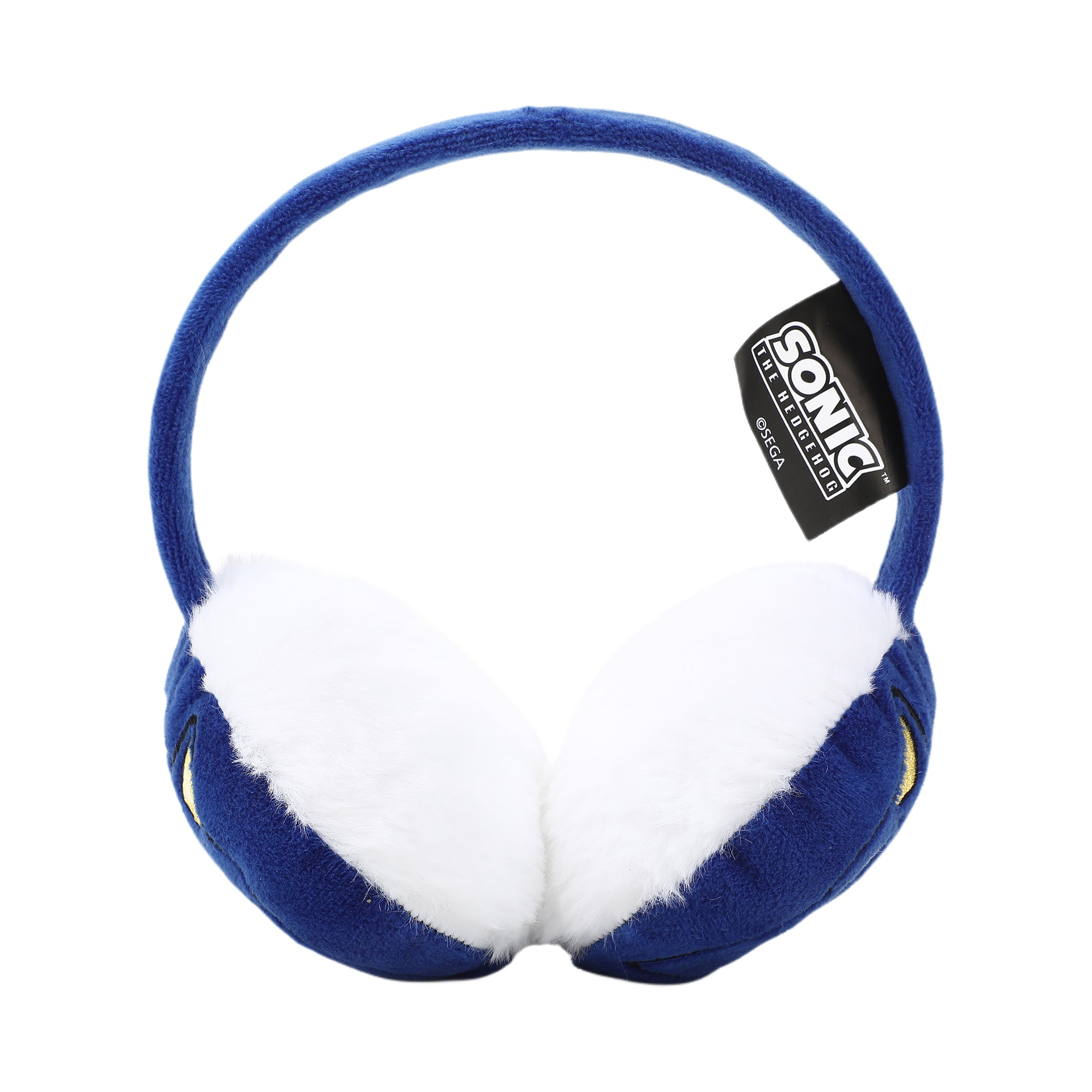 Sonic The Hedgehog Embroidered Sonic Face 2-Piece Youth Earmuffs & Magic Gloves Set