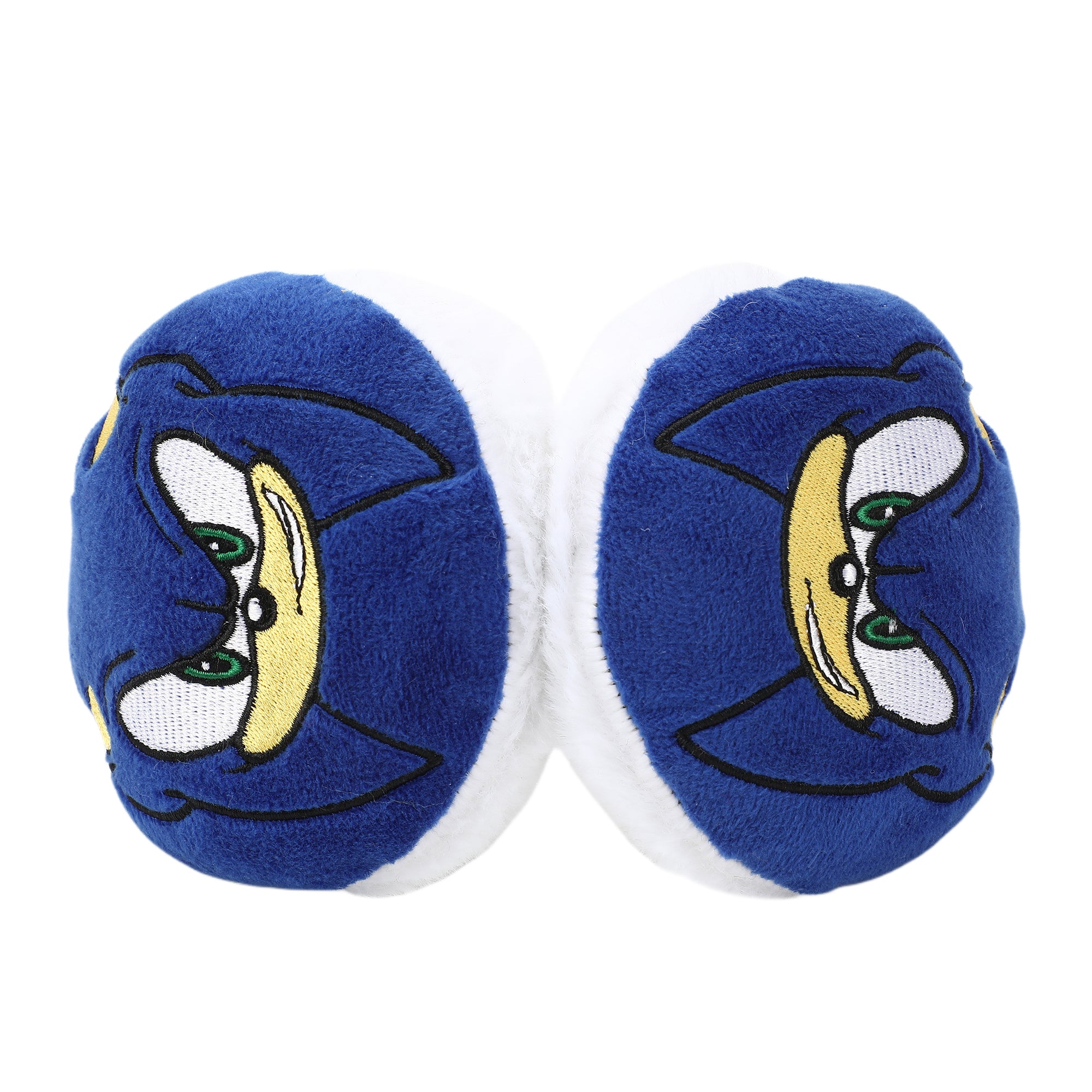 Sonic The Hedgehog Embroidered Sonic Face 2-Piece Youth Earmuffs & Magic Gloves Set