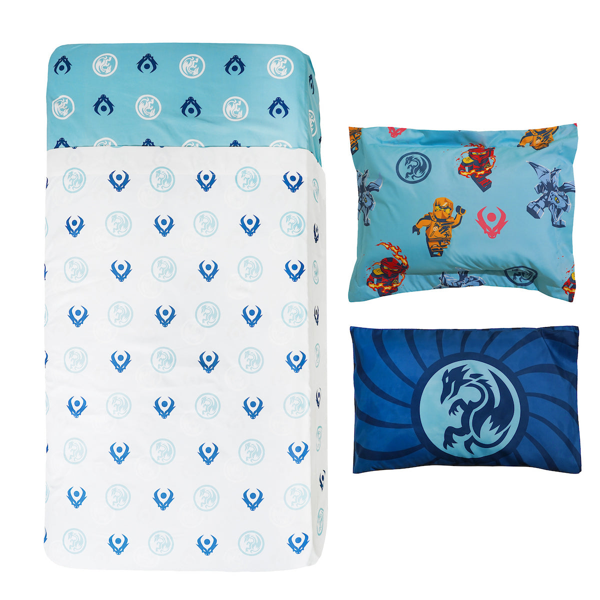 LEGO Ninjago Smash Twin Comforter 5 Piece Panel Set for Kids