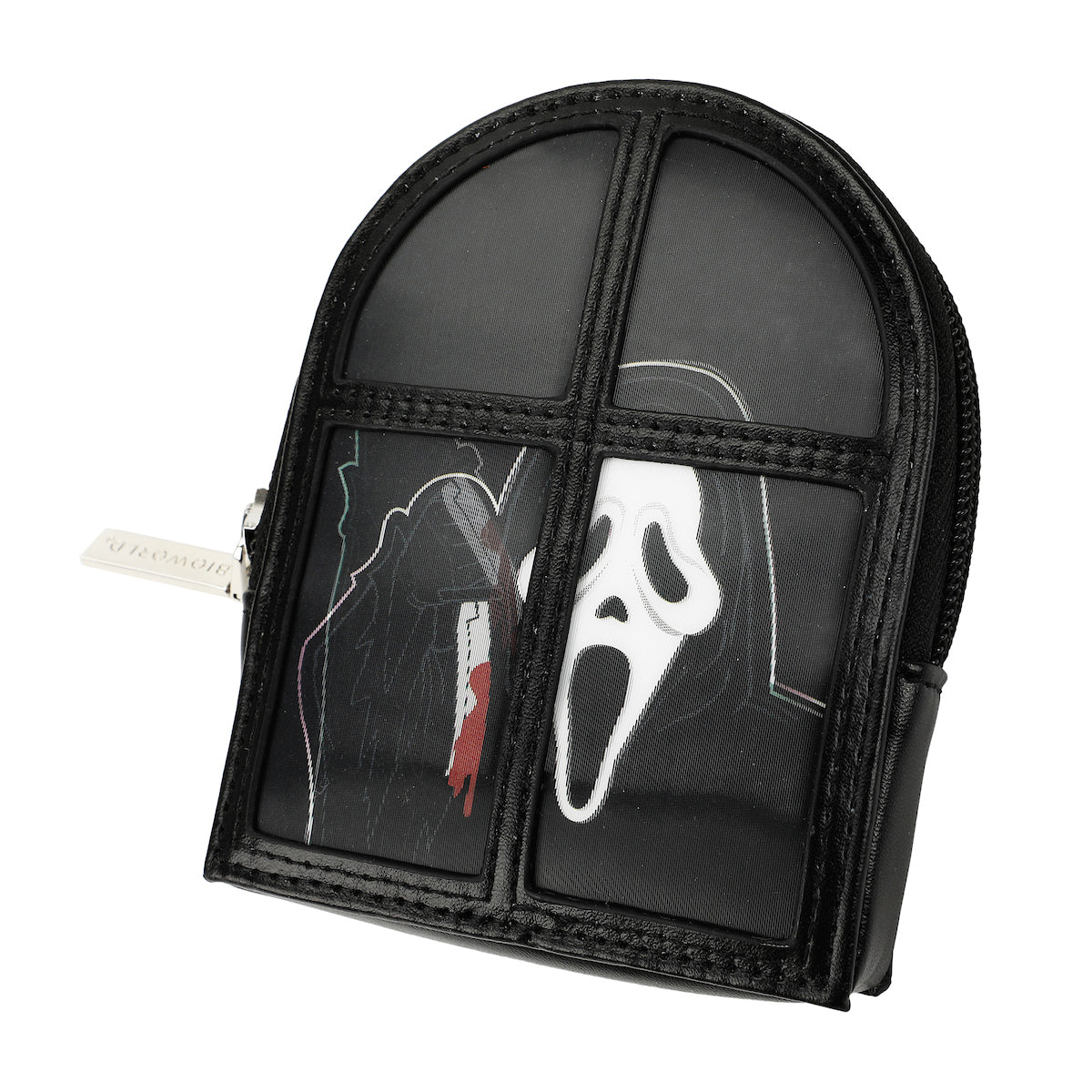 Ghostface Lurking In Window 4.75" Novelty Coin Pouch Wristlet Wallets