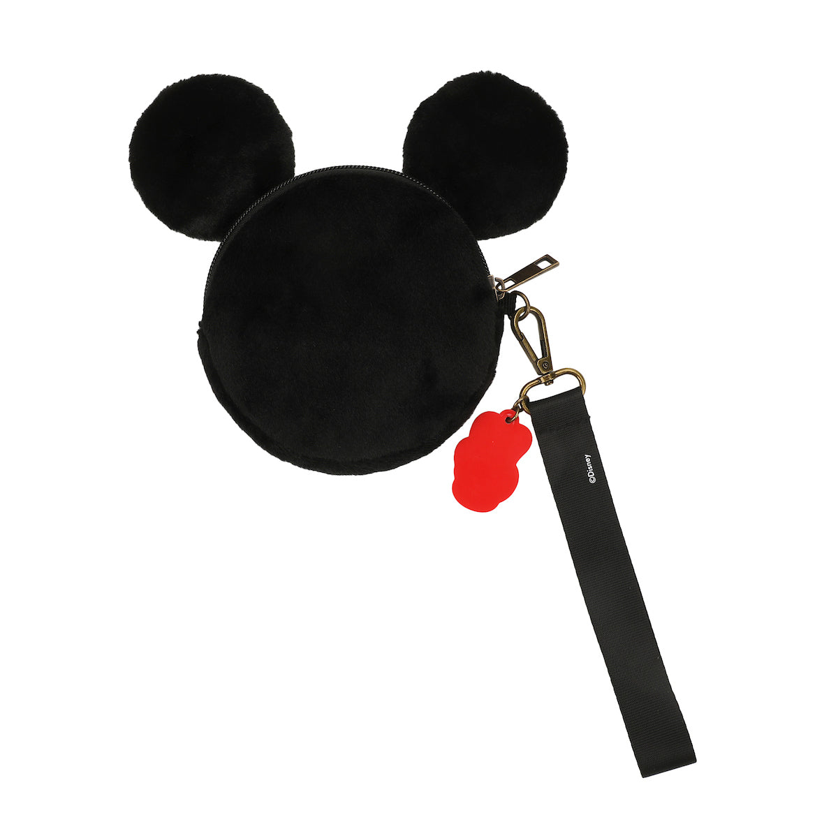 Disney Mickey Mouse Character Head 4.75" Coin Pouch Wristlet Wallets
