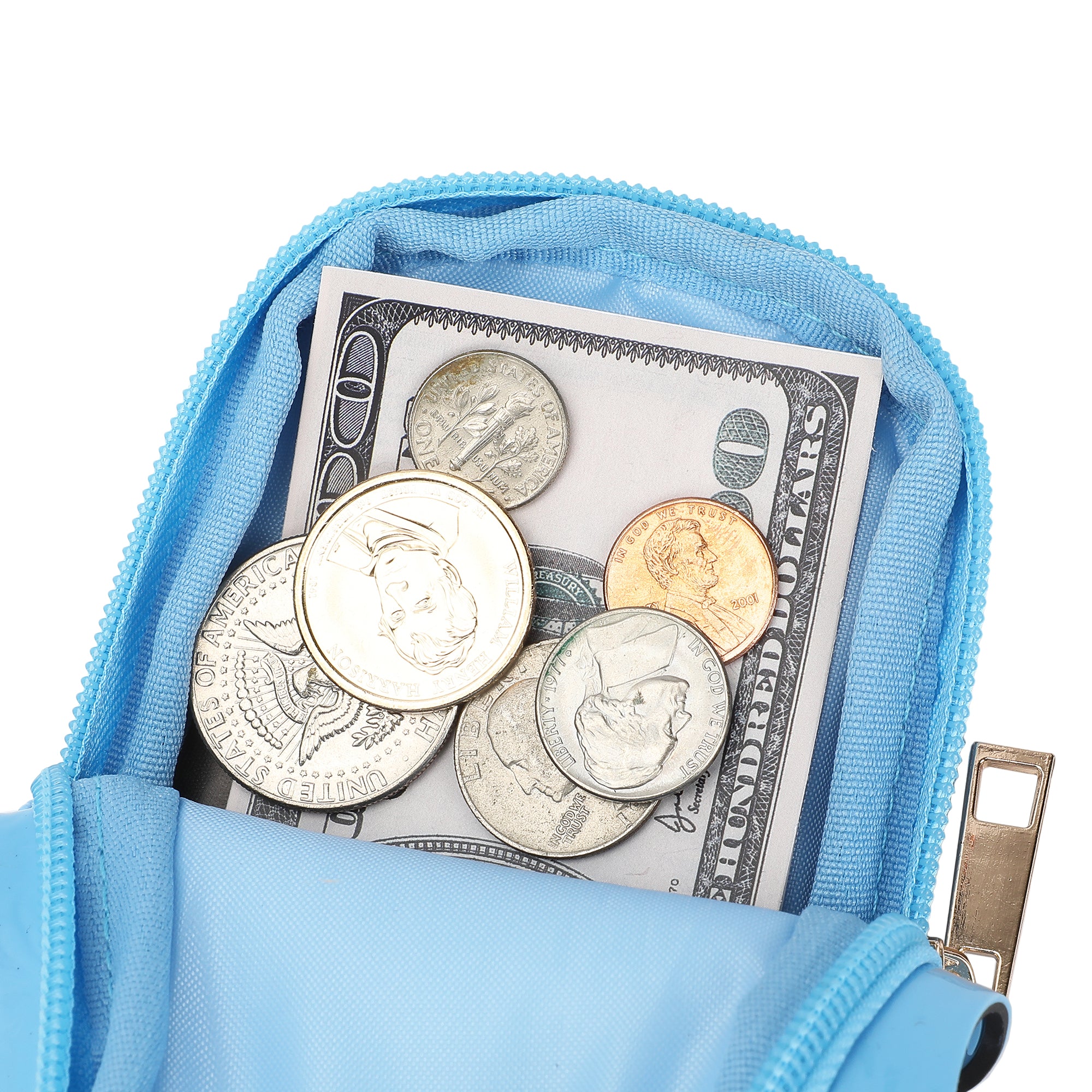 Disney Aladdin Genie Blue 5" Coin Pouch Wristlet Wallets