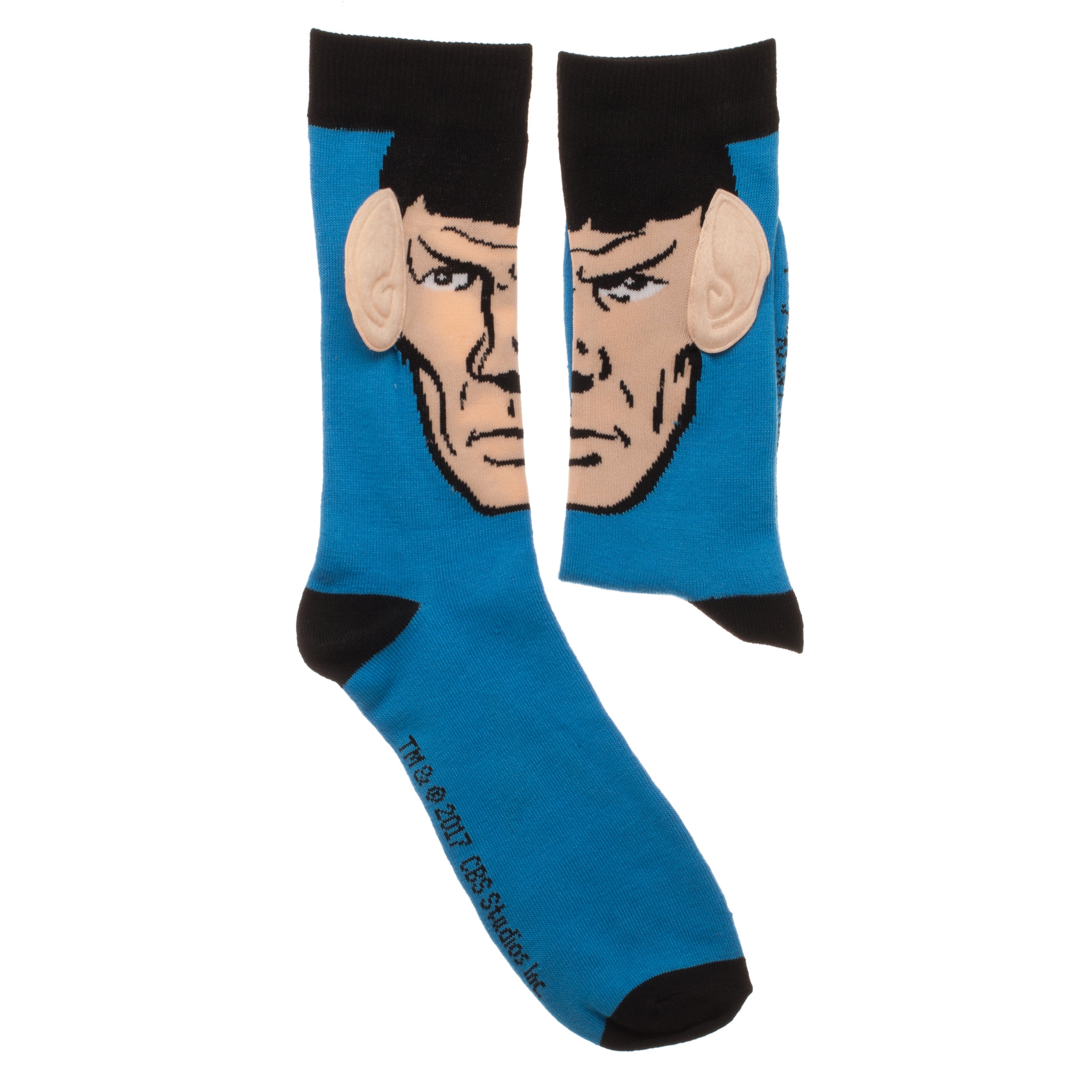 Star Trek Spock With Ears Crew Socks
