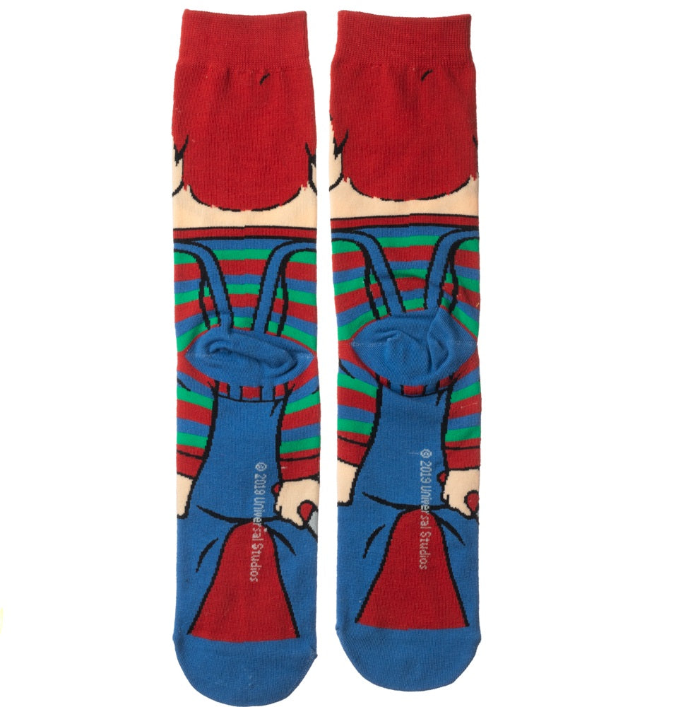 Chucky Doll 360-degree Character fun Crew Socks for Men
