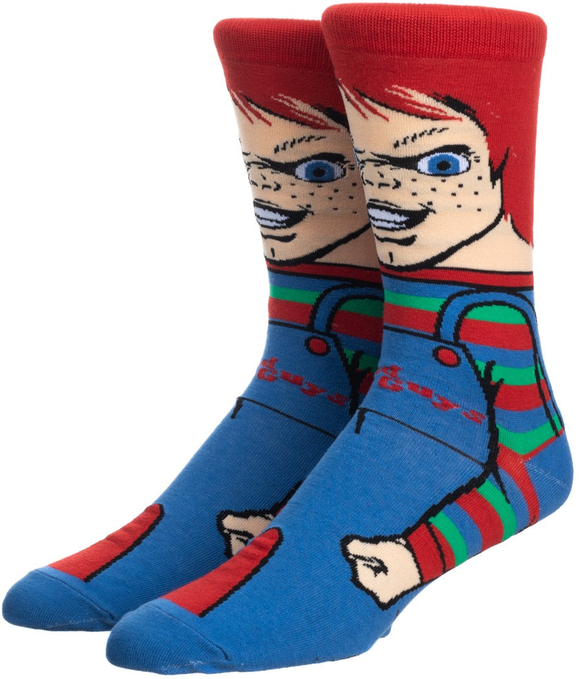 Chucky Doll 360-degree Character fun Crew Socks for Men