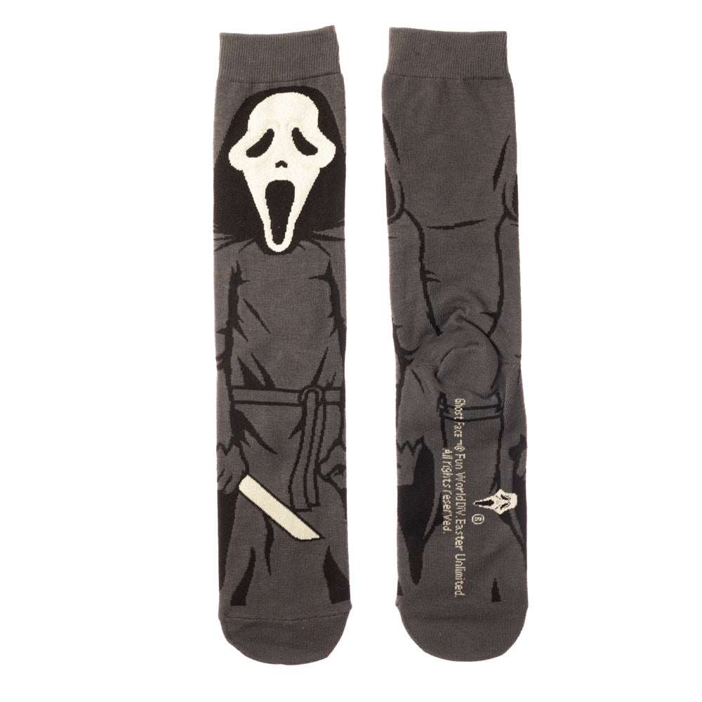 Ghostface  360 Character Crew Sock