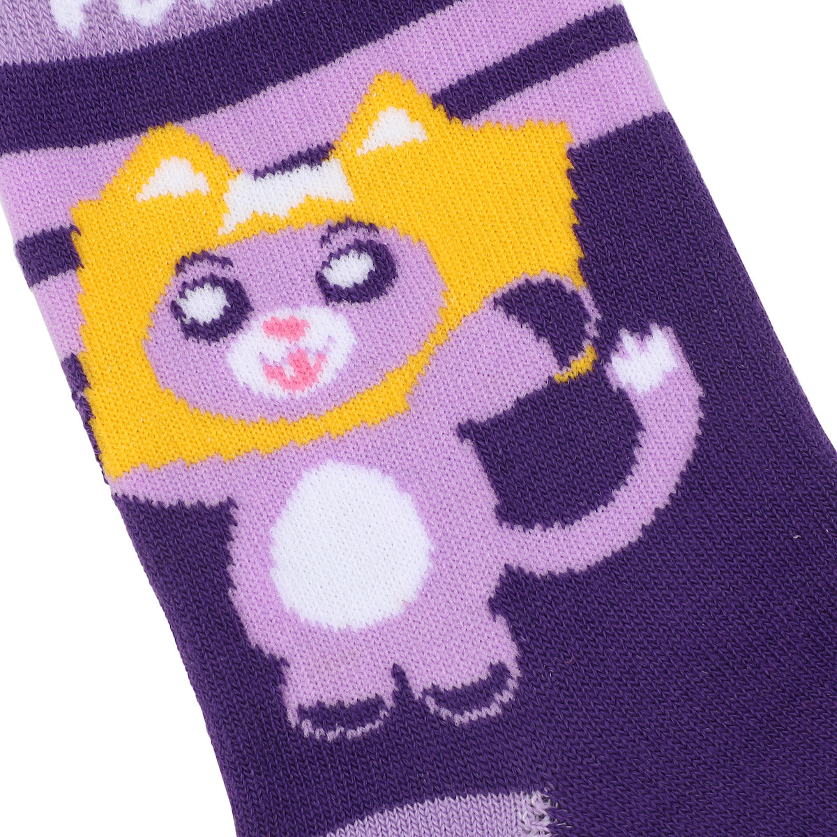 LankyBox Boxy & Foxy Kid's 3-Pair Crew Socks