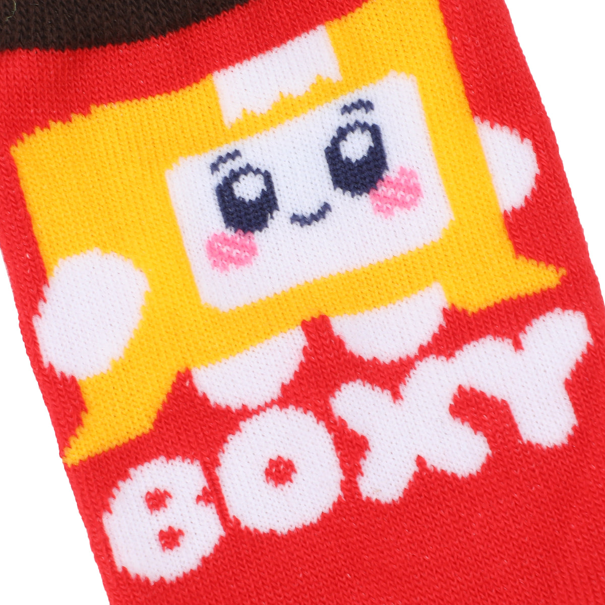 LankyBox Boxy & Foxy Kid's 3-Pair Crew Socks