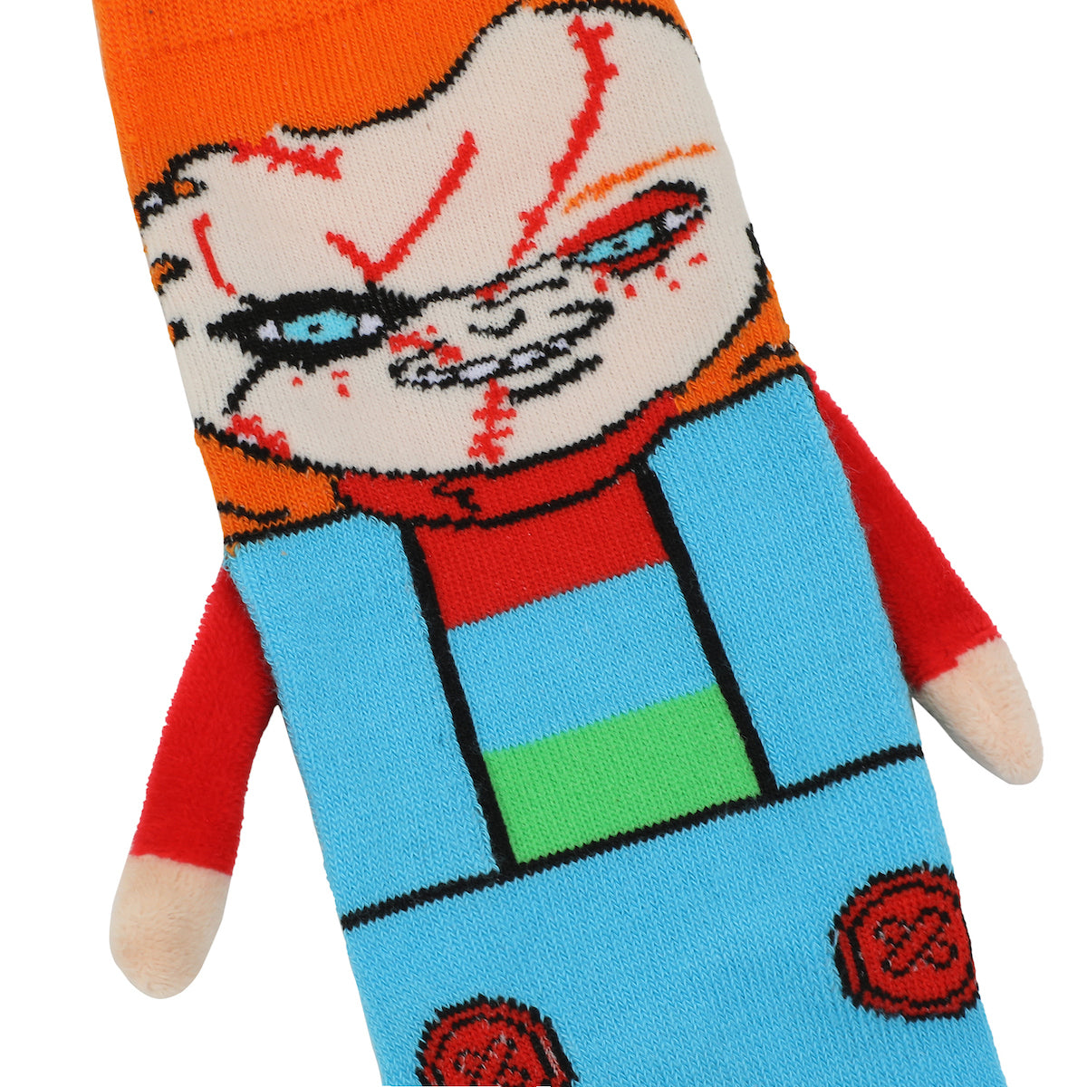 Chucky & The Bride Of Chucky Women's Casual Crew Magnetic Hand Holding Socks