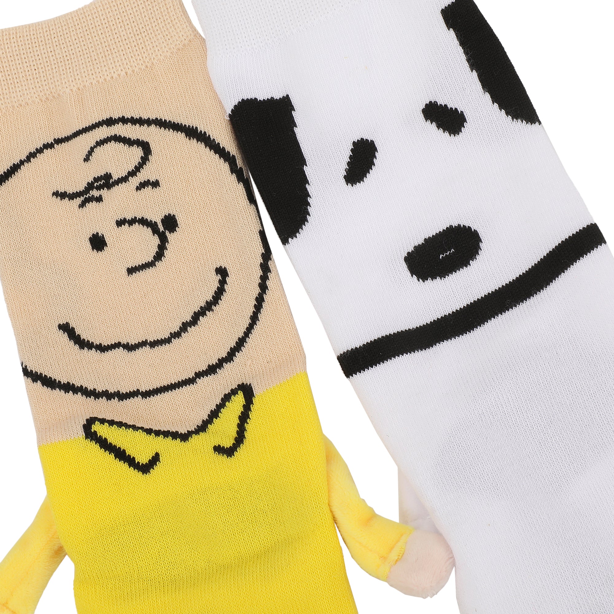 Peanuts Snoopy and Charlie Brown Holding Hands Womens Casual Crew Sock