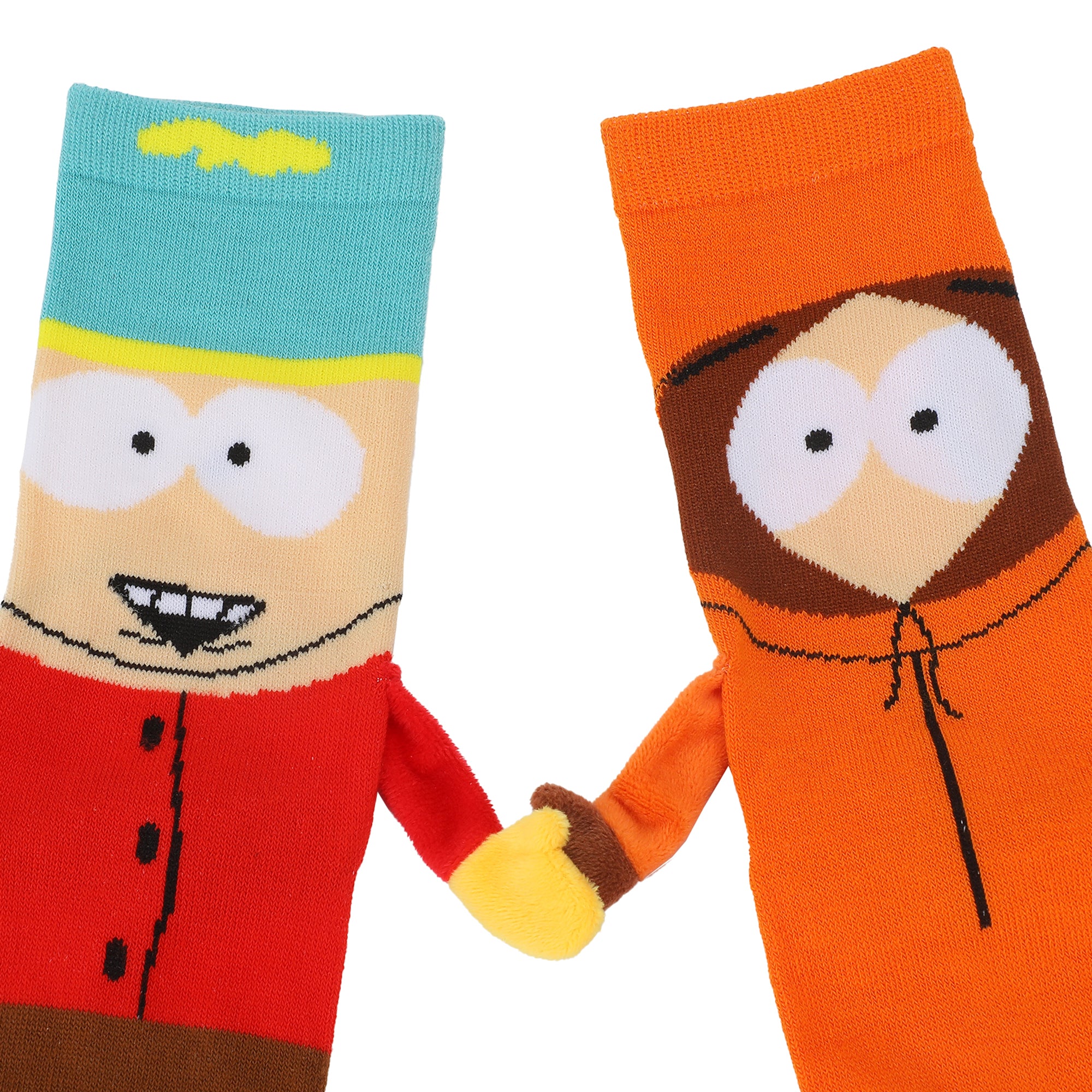 Southpark Cartman & Kenny Holding Hands Womens Casual Crew Socks
