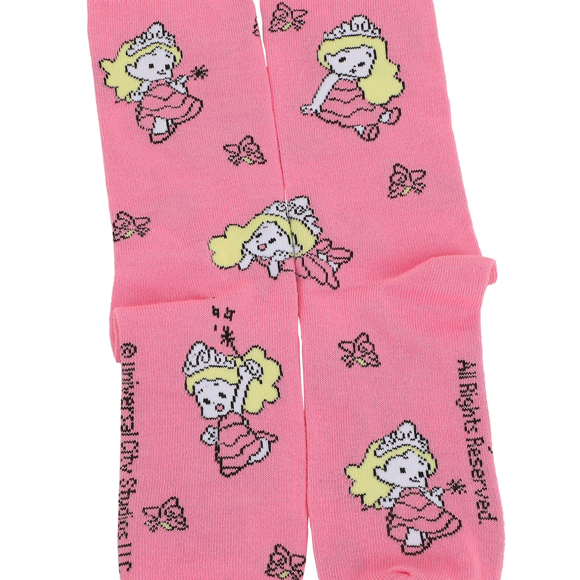 Wicked Glinda and Elphaba Womens Casual Crew Socks 4 Pack