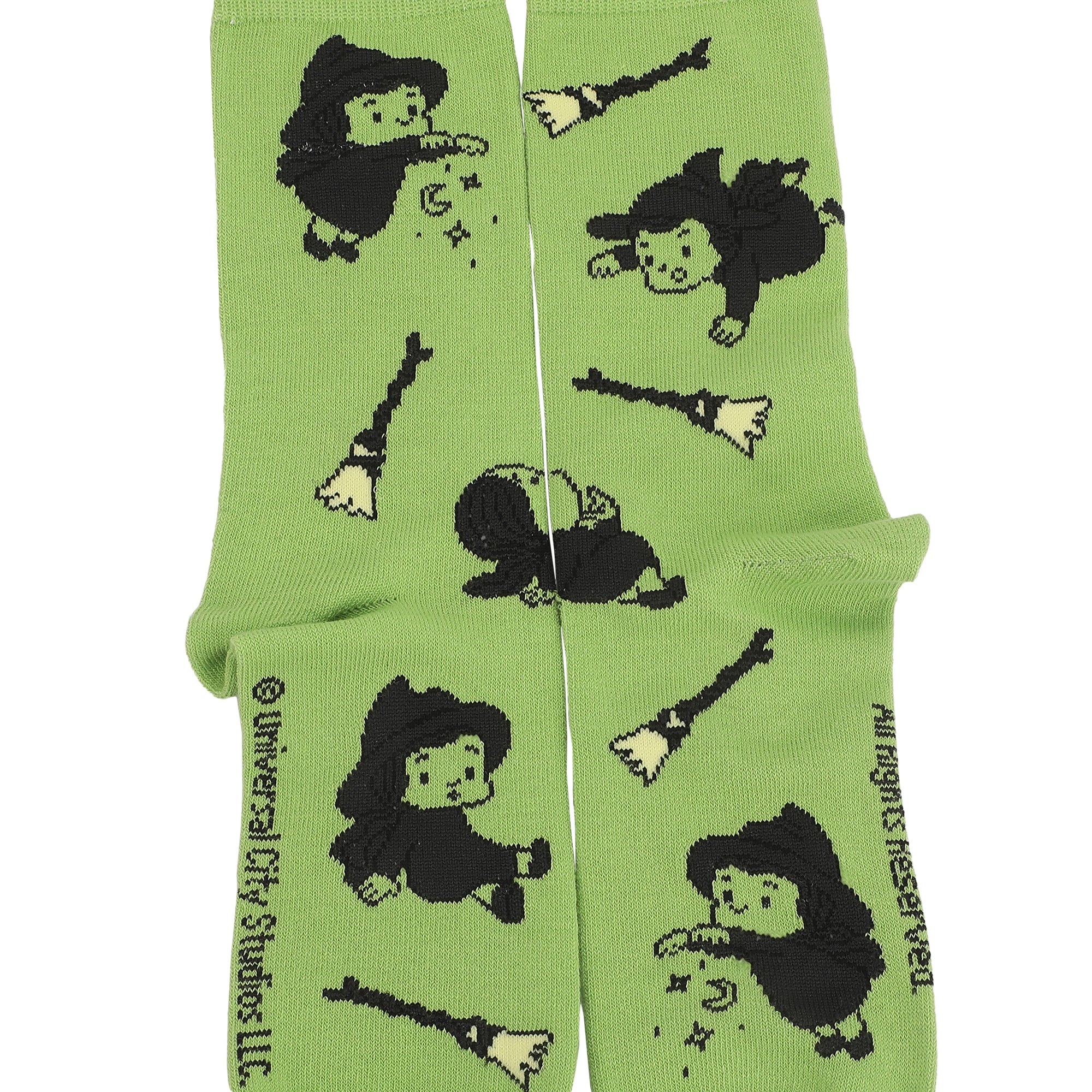 Wicked Glinda and Elphaba Womens Casual Crew Socks 4 Pack