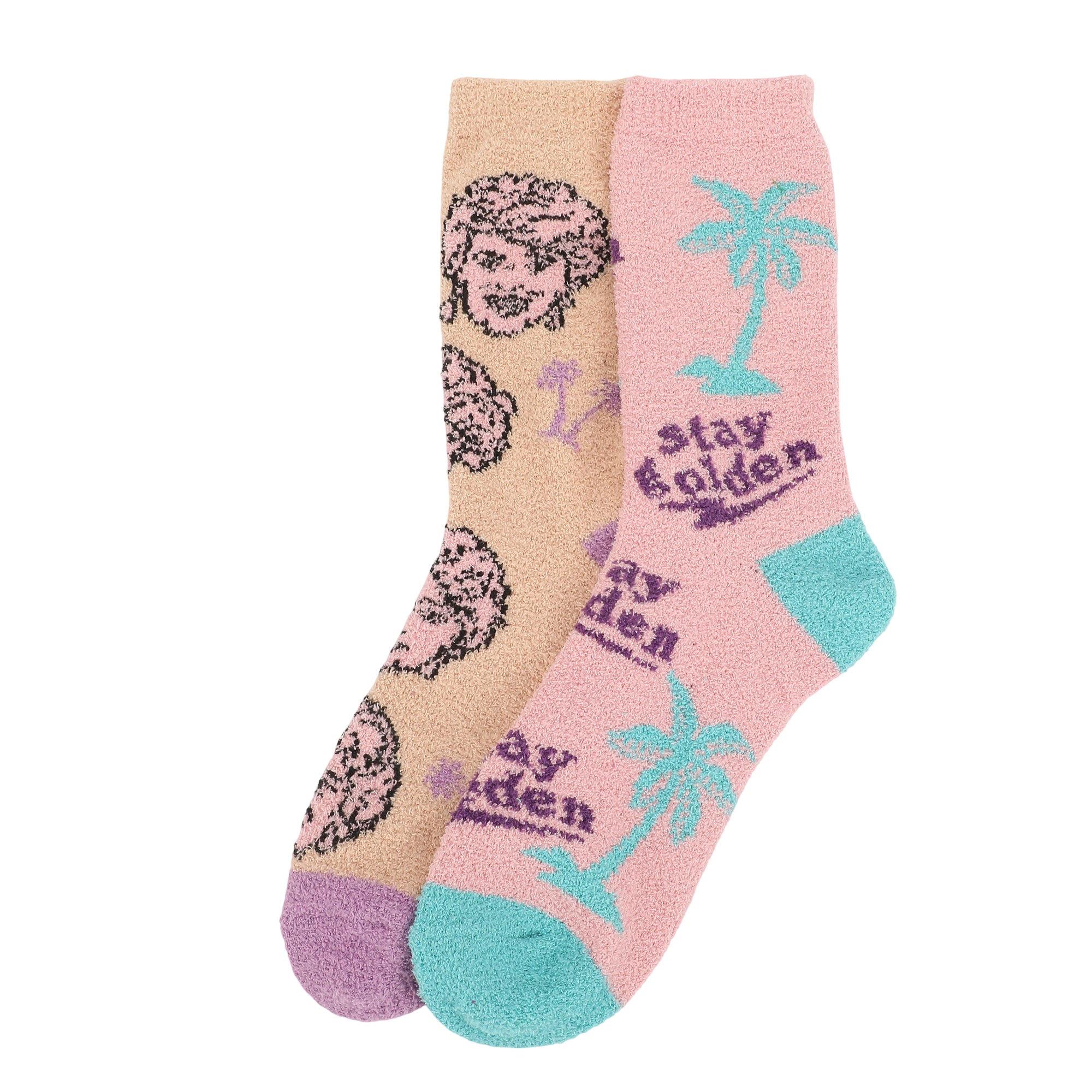 Golden Girls Stay Golden Womens Chenille Cozy Crew Socks