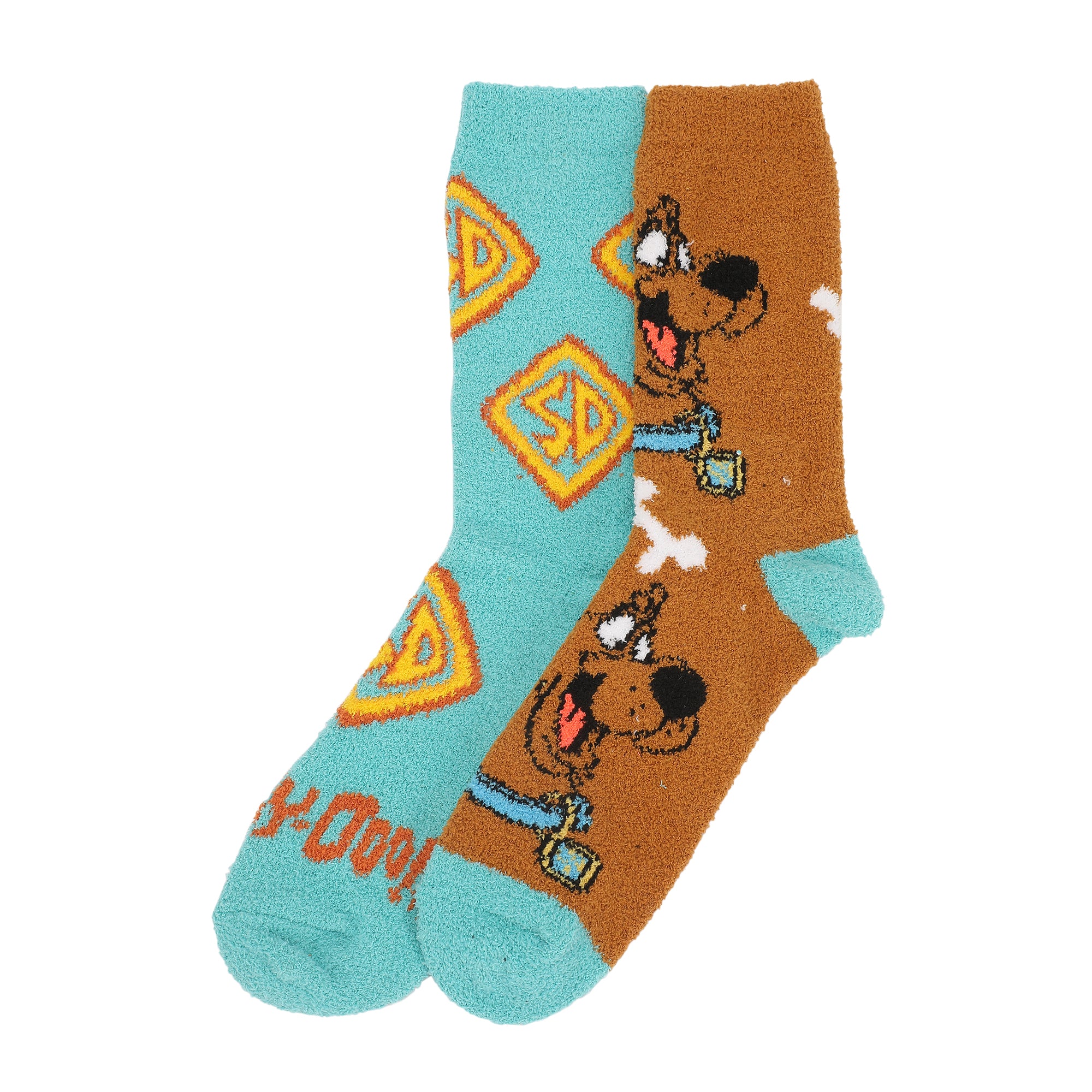 Scooby Doo SD Womens Chenille Cozy Crew Socks