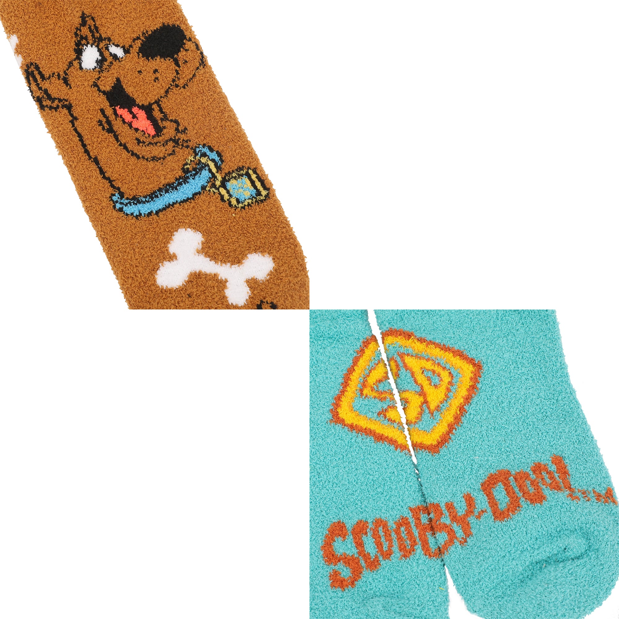 Scooby Doo SD Womens Chenille Cozy Crew Socks
