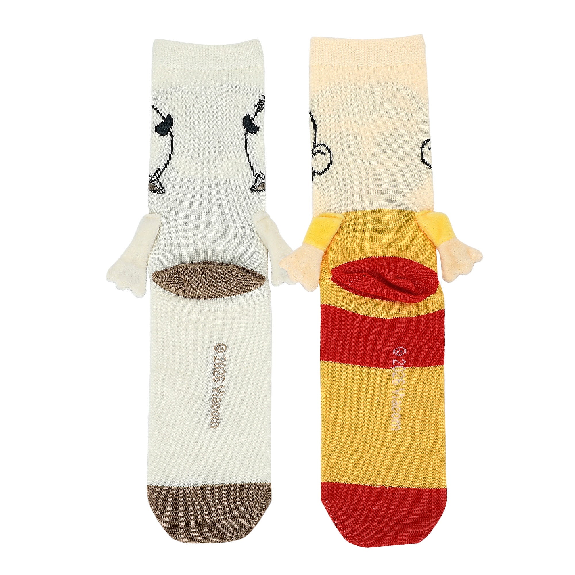 Avatar: The Last Airbender Aang & Appa Women’s Crew Socks With Magnetic Holding Hands