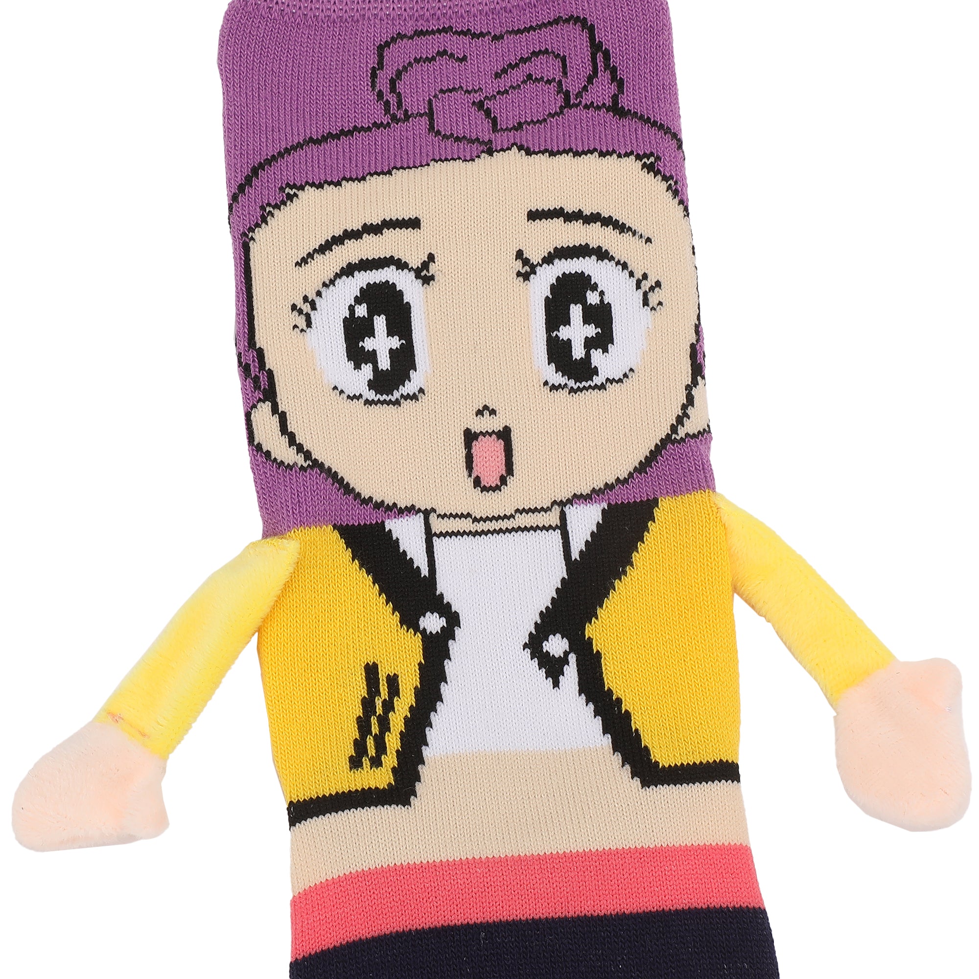 KPop Demon Hunters Huntr/X 3-Pair Pack Casual Crew Socks