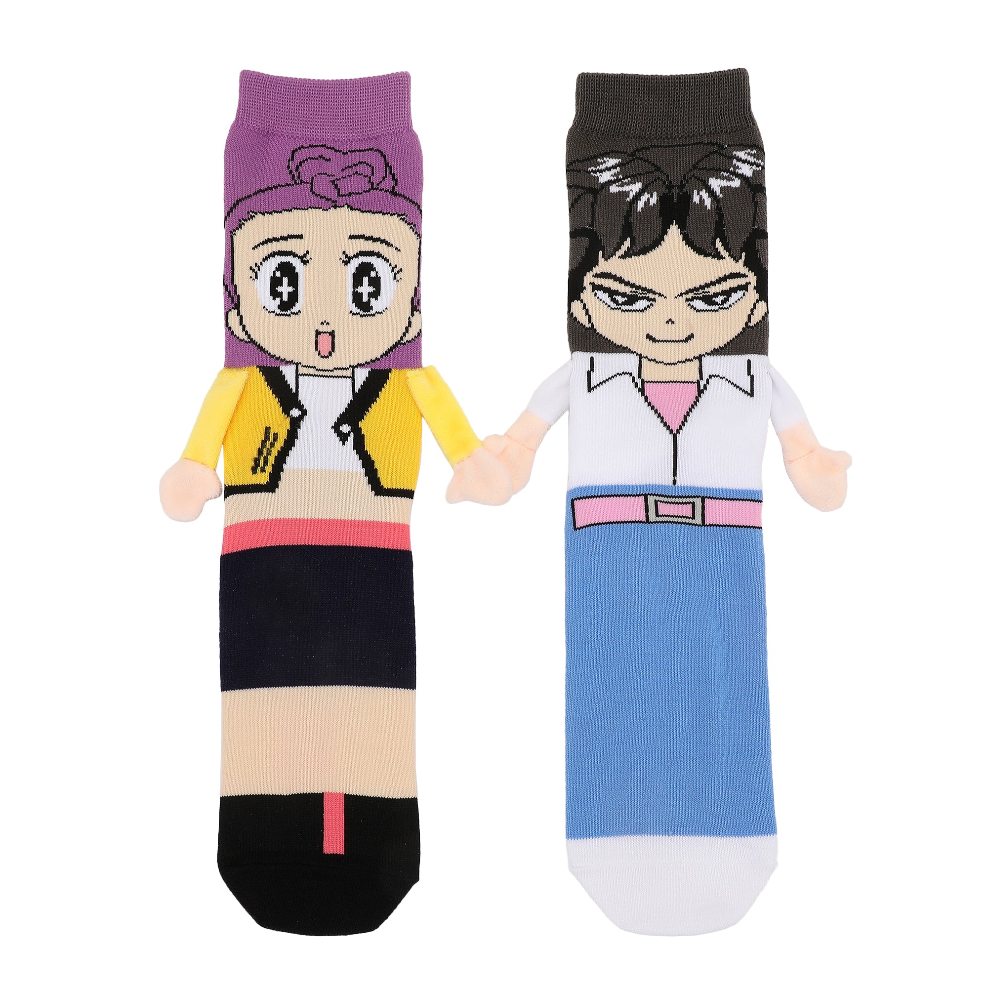 KPop Demon Hunters Rumi & Jinu Magnetic Hand Holding Socks