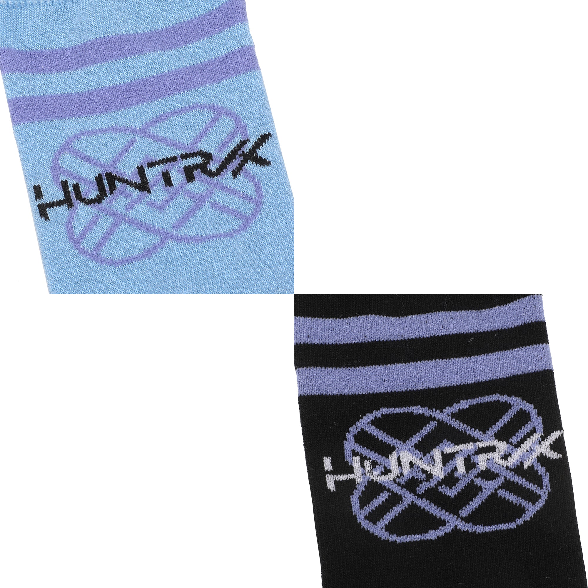 KPop Demon Hunters Huntr/X Logo 5-Pair Pack Casual Crew Socks