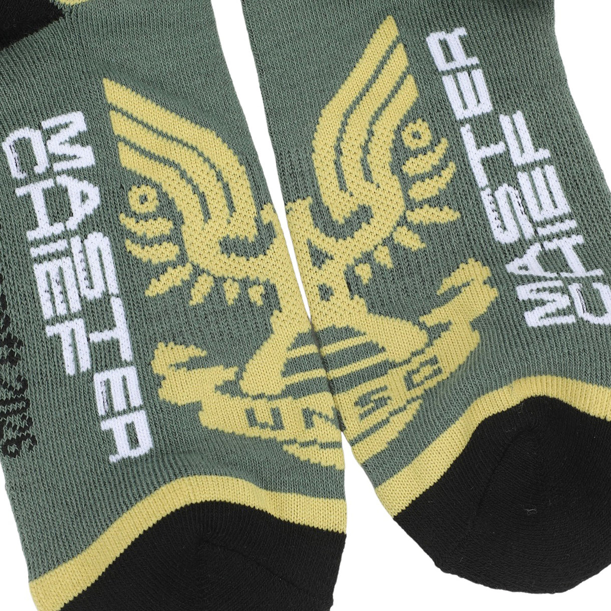 Halo Icon Athletic Crew Sock for Adult Fans, Olive
