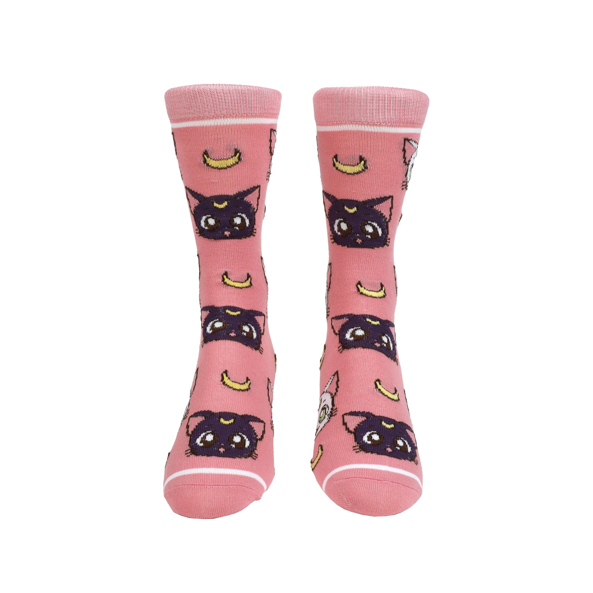 Sailor Moon Crystal Luna & Artemis Men's Crew Socks