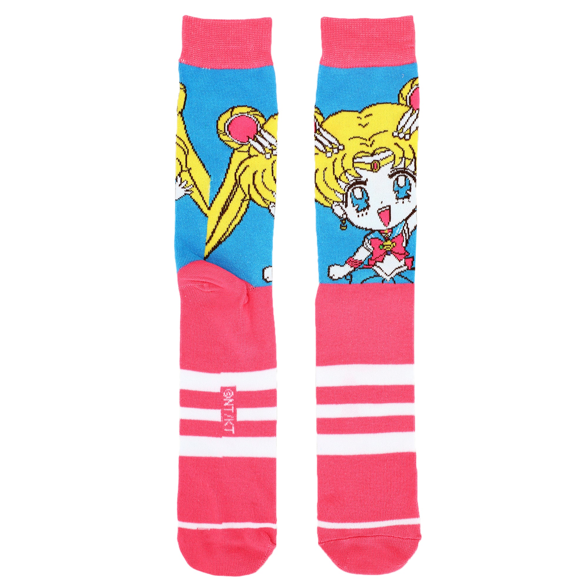 Sailor Moon Crystal Characters Men's 5-Pack Crew Socks