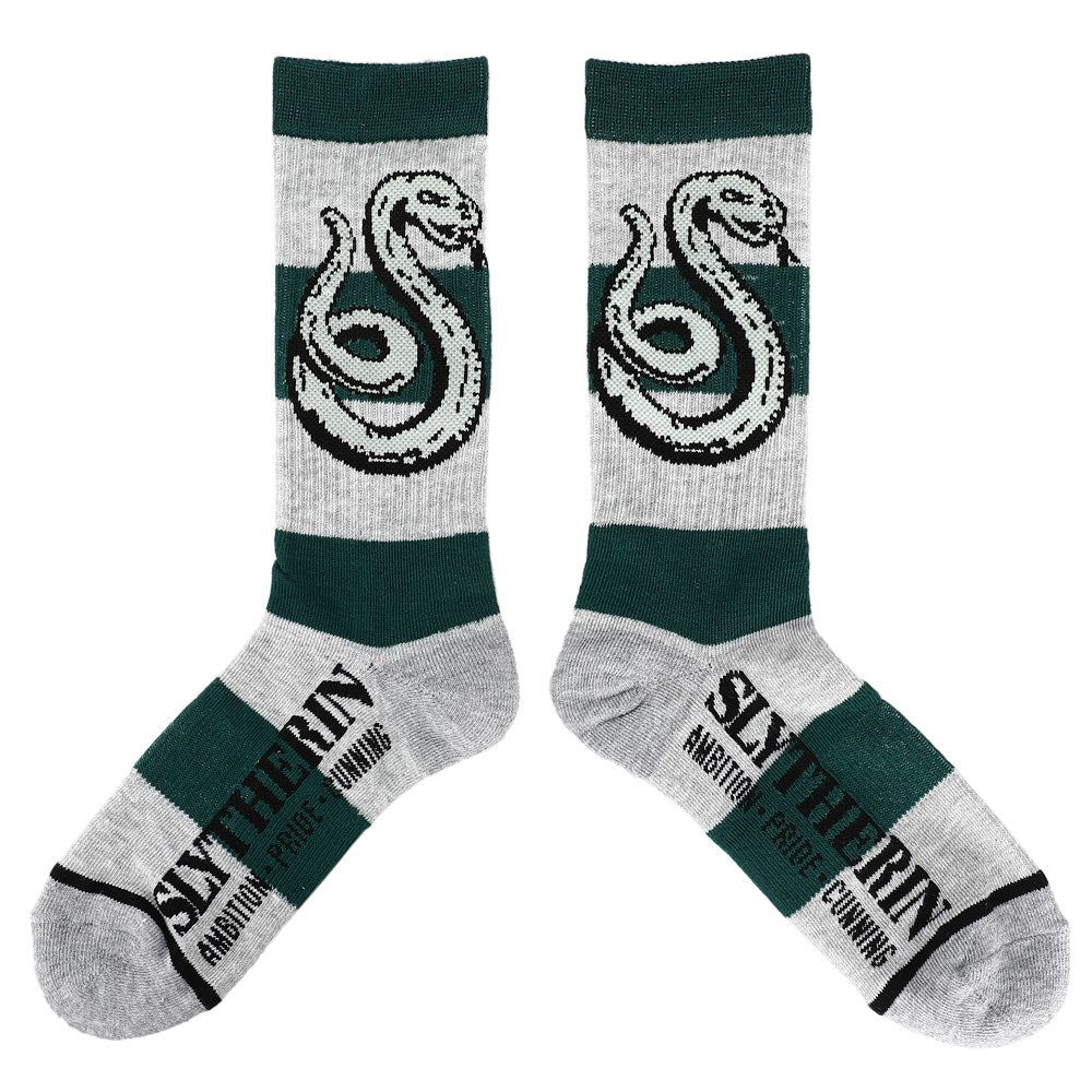 Harry Potter Slytherin Athletic Crew Socks for Men