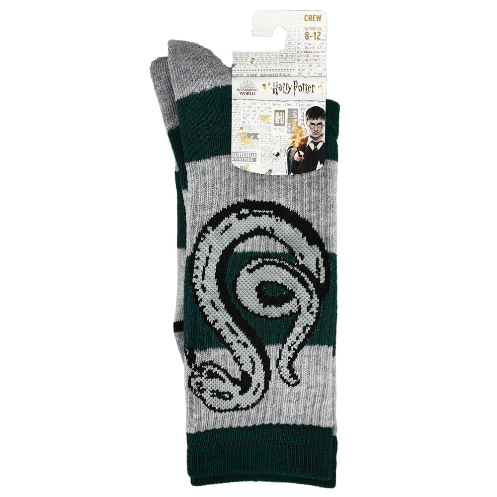 Harry Potter Slytherin Athletic Crew Socks for Men