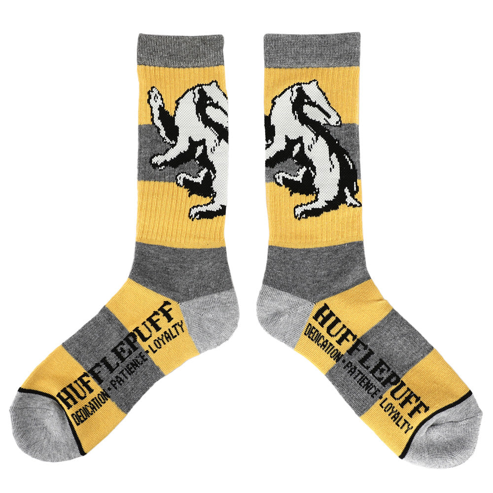Harry Potter Hufflepuff Athletic Crew Socks for Men