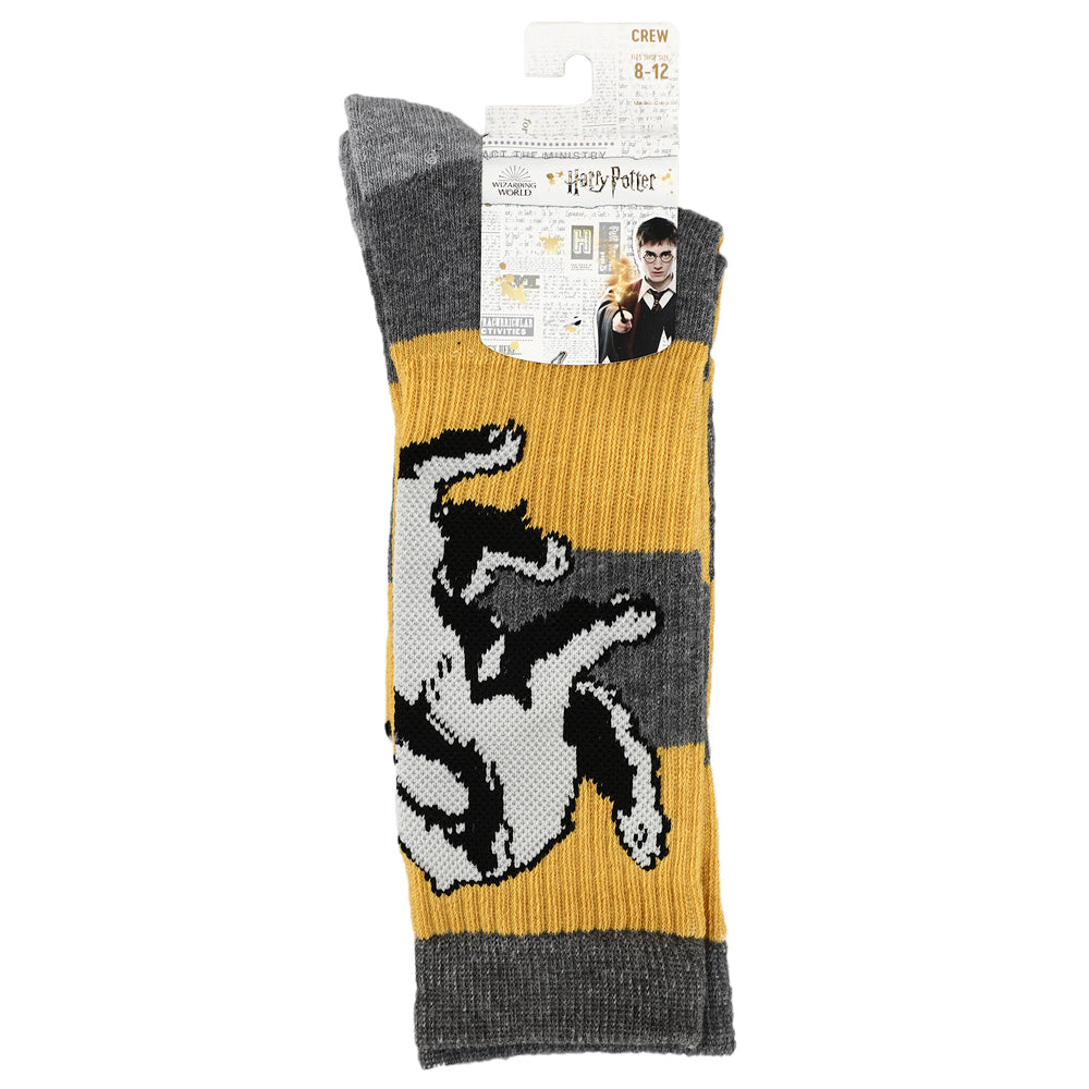 Harry Potter Hufflepuff Athletic Crew Socks for Men