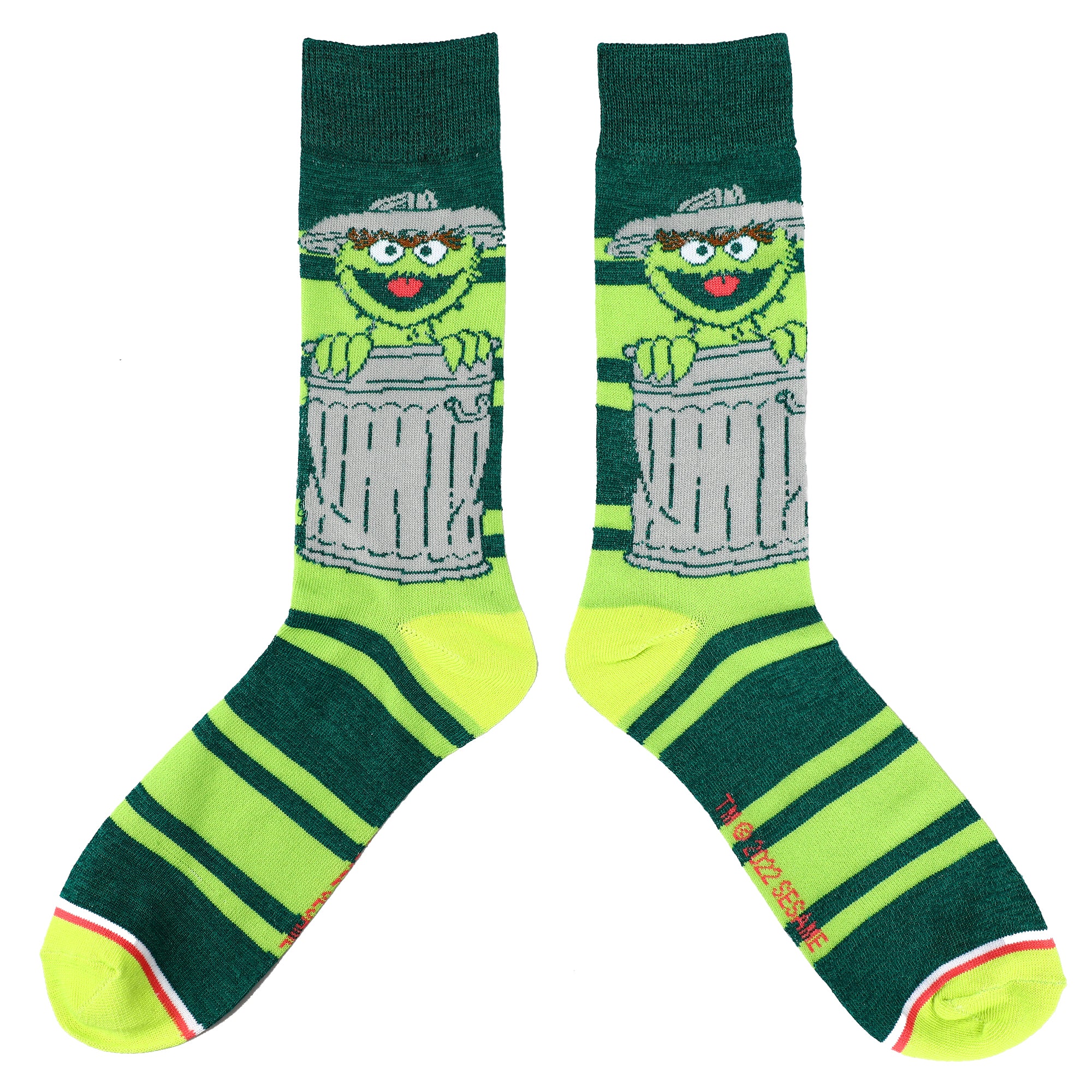 Sesame Street Muppet Characters Casual Crew Socks for Men 5-Pack