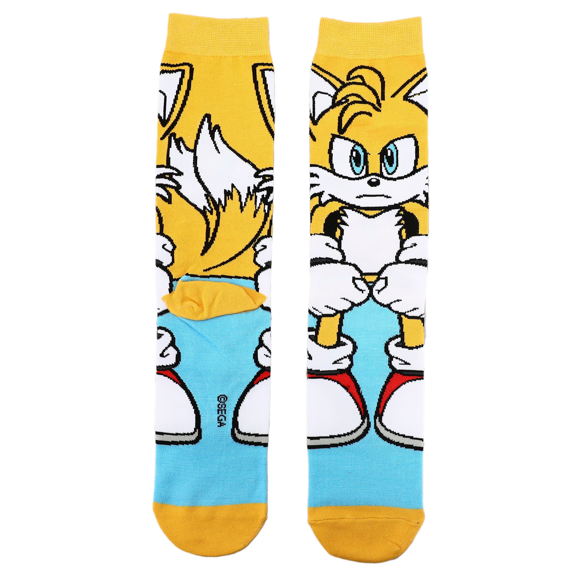 Sonic the Hedgehog Main Characters Animigos Casual Crew Socks Set for Men 3-Pack