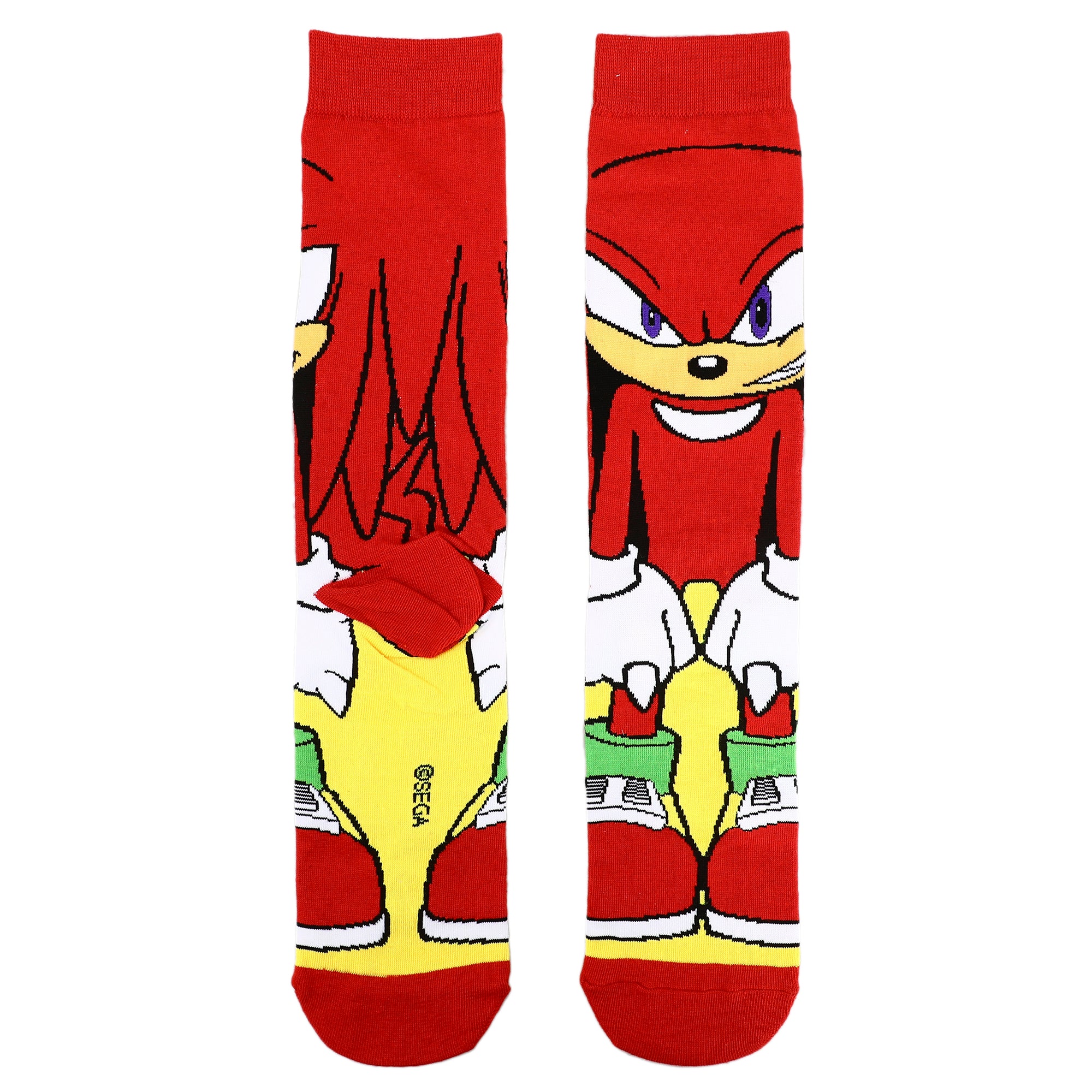 Sonic the Hedgehog Main Characters Animigos Casual Crew Socks Set for Men 3-Pack