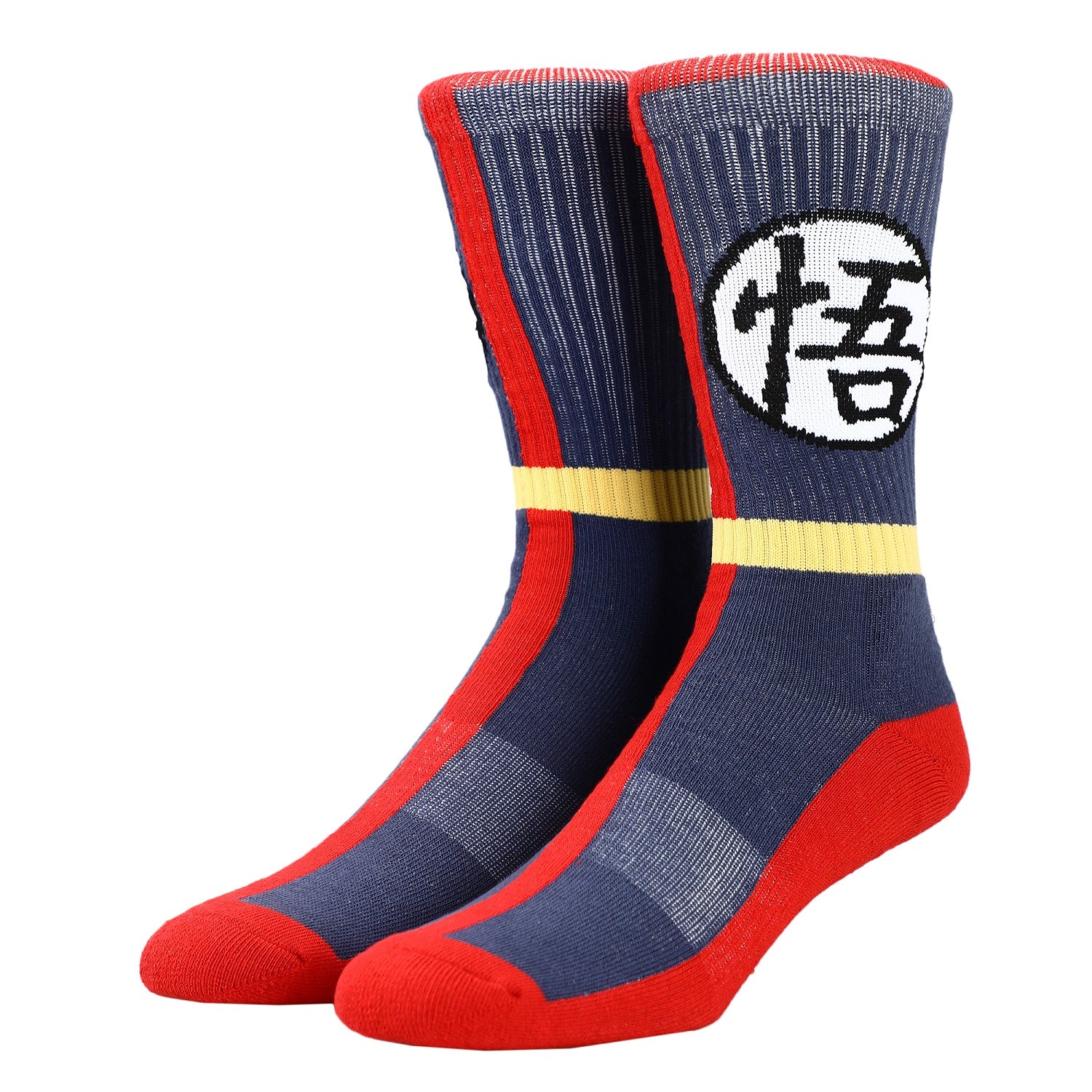 Dragon Ball Z Goku Symbol Casual Crew Socks for Men