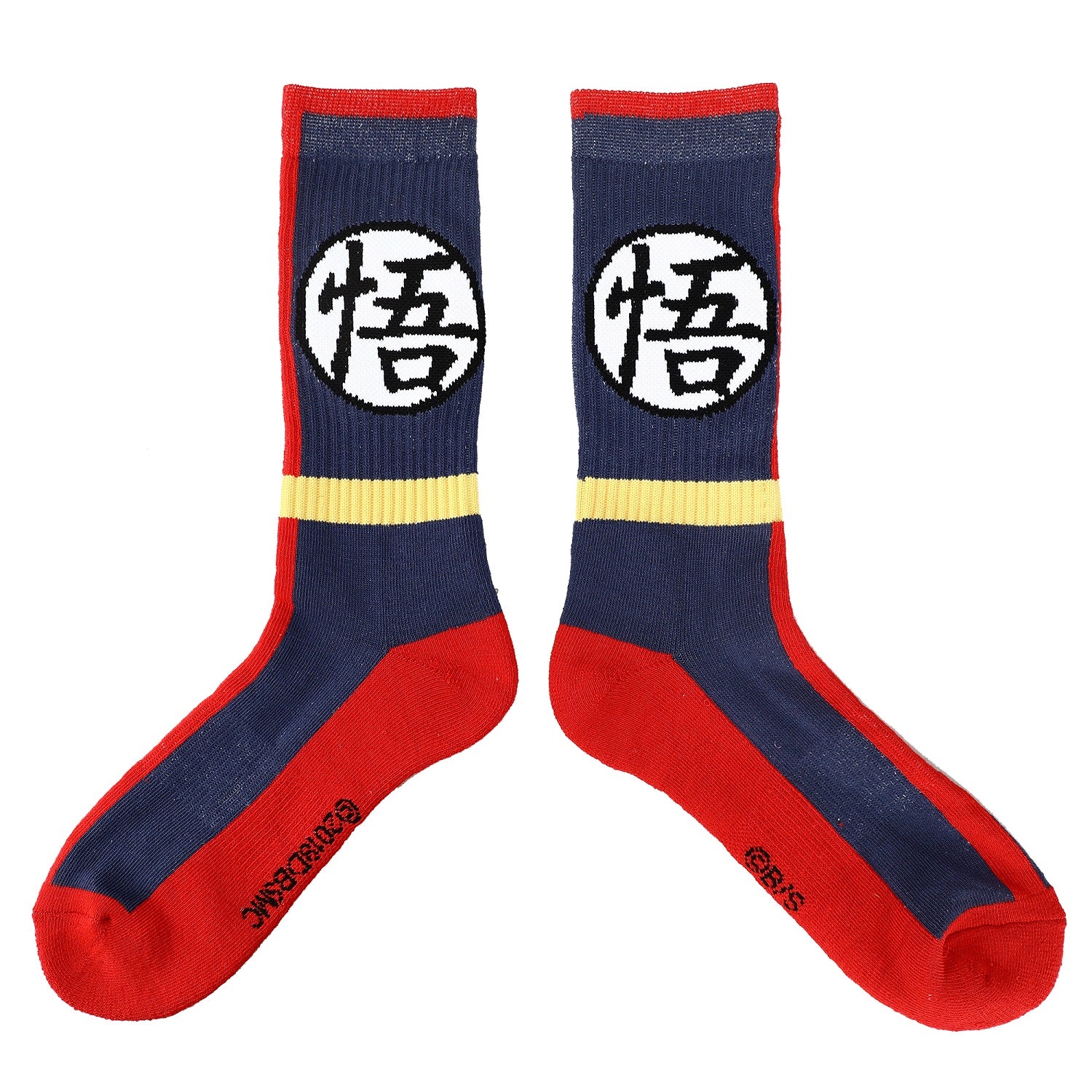Dragon Ball Z Goku Symbol Casual Crew Socks for Men