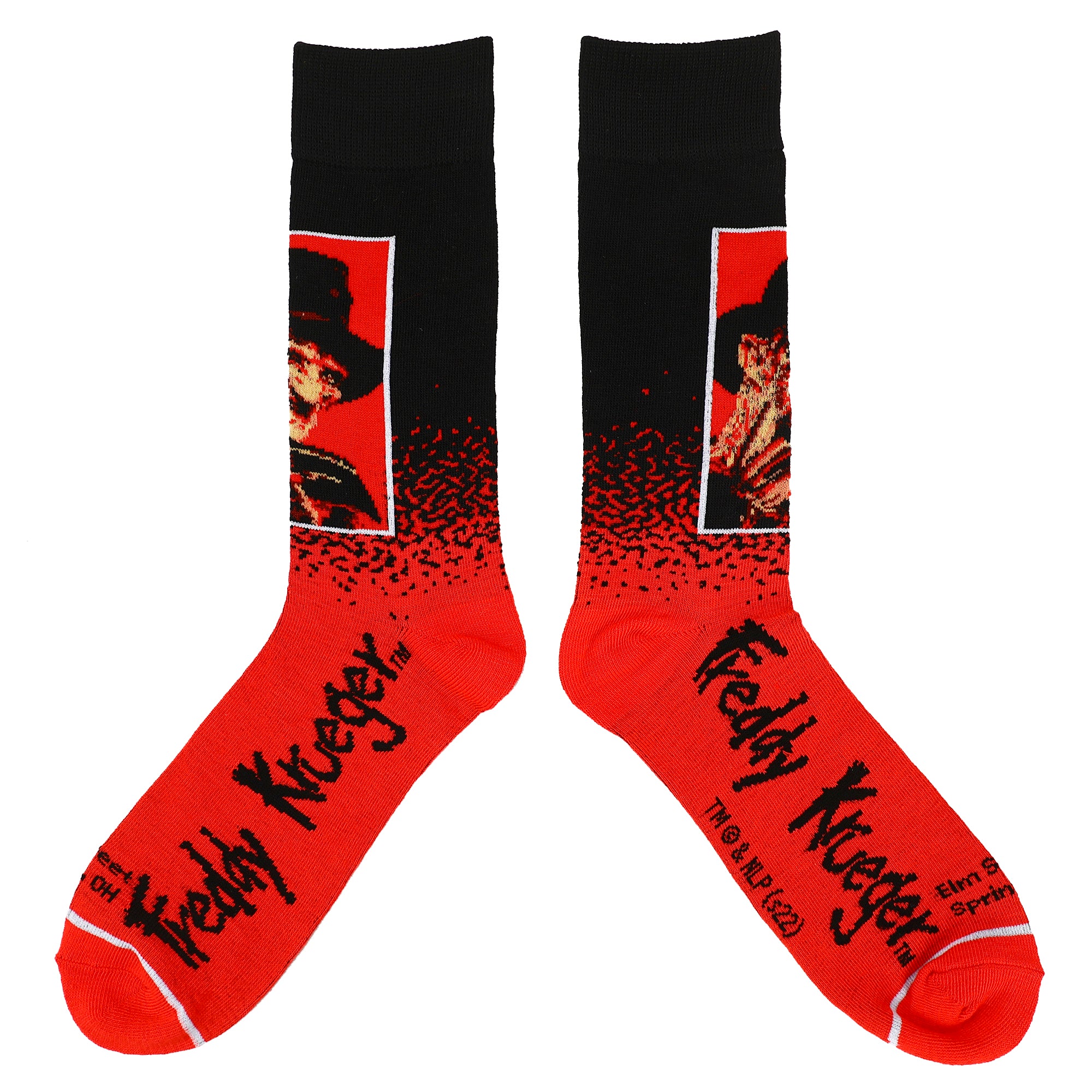 Warner Brothers Horror Movie Characters Men's 5-Pack Crew Socks