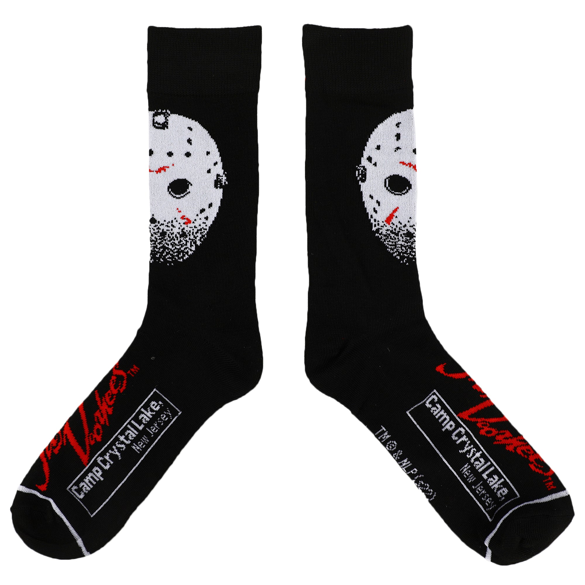 Warner Brothers Horror Movie Characters Men's 5-Pack Crew Socks
