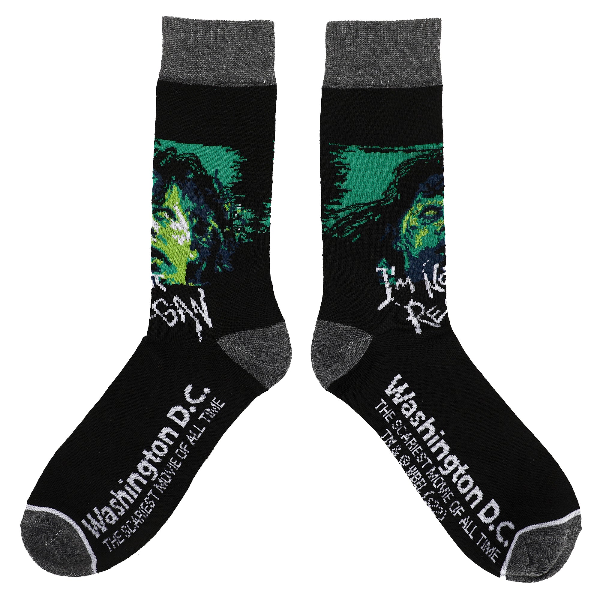 Warner Brothers Horror Movie Characters Men's 5-Pack Crew Socks