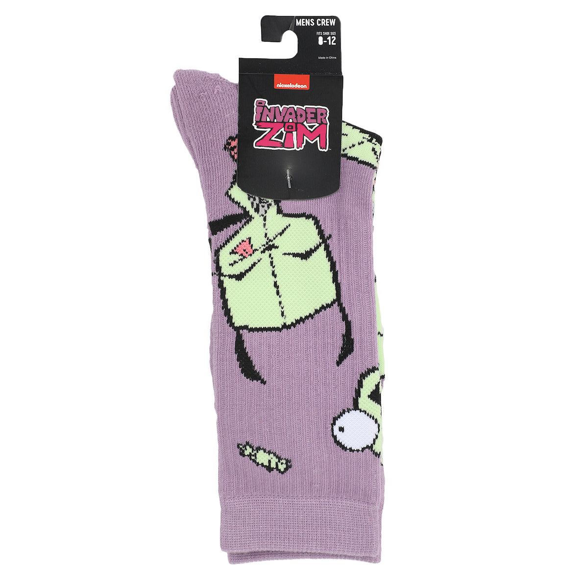 Invader Zim Gir Men's Athletic Crew Socks