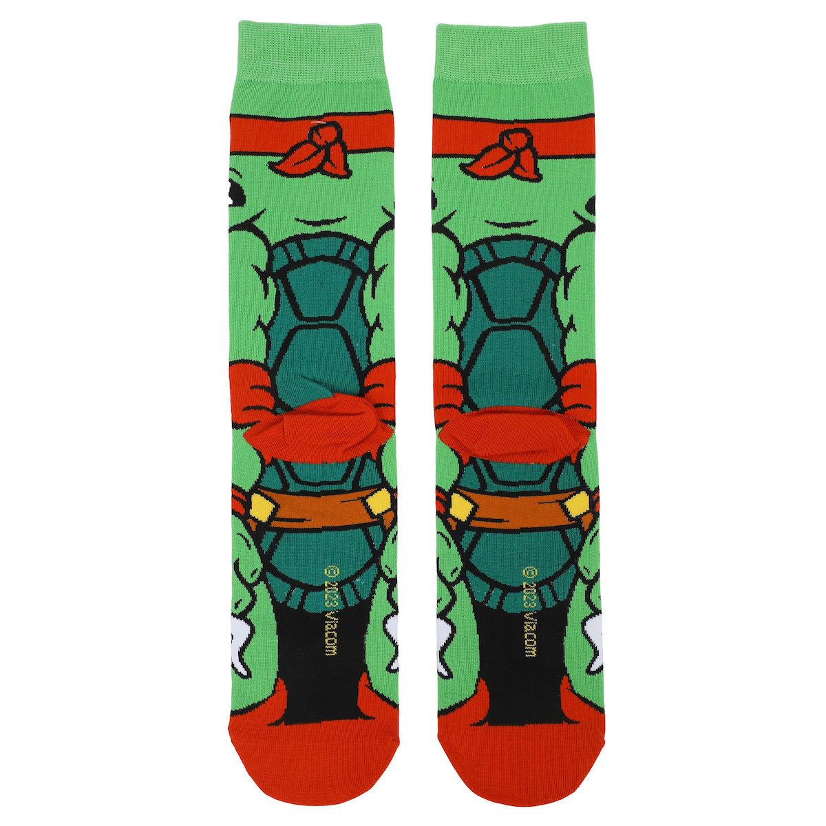 Teenage Mutant Ninja Turtles Raphael Animigos Men's Crew Socks