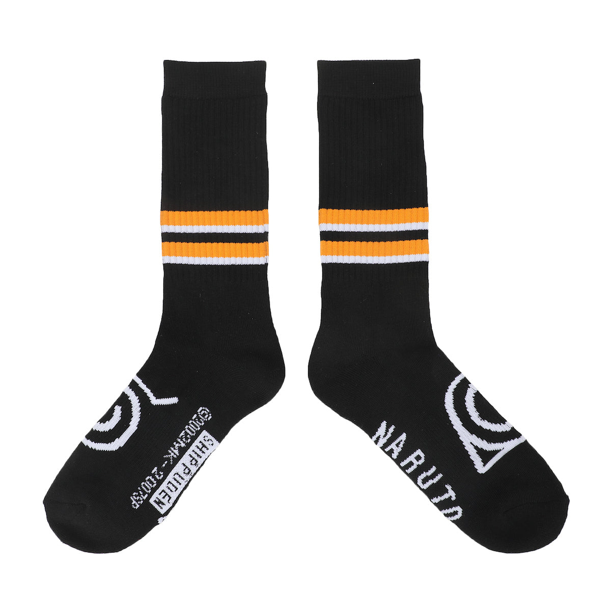 Naruto Shippuden Naruto Eating Ramen Men's Athletic Crew Socks